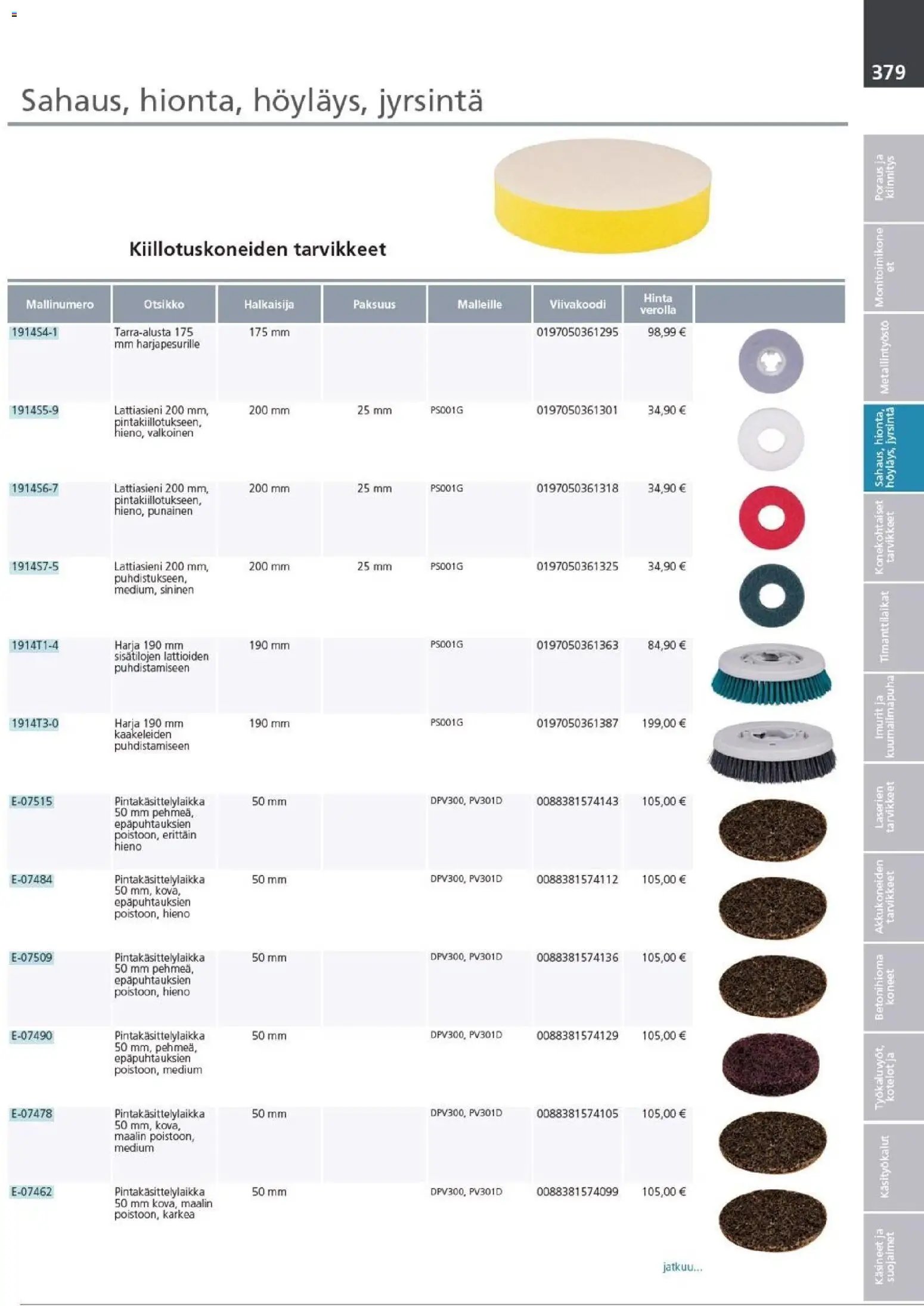 Makita - Tuoteluettelo 2026