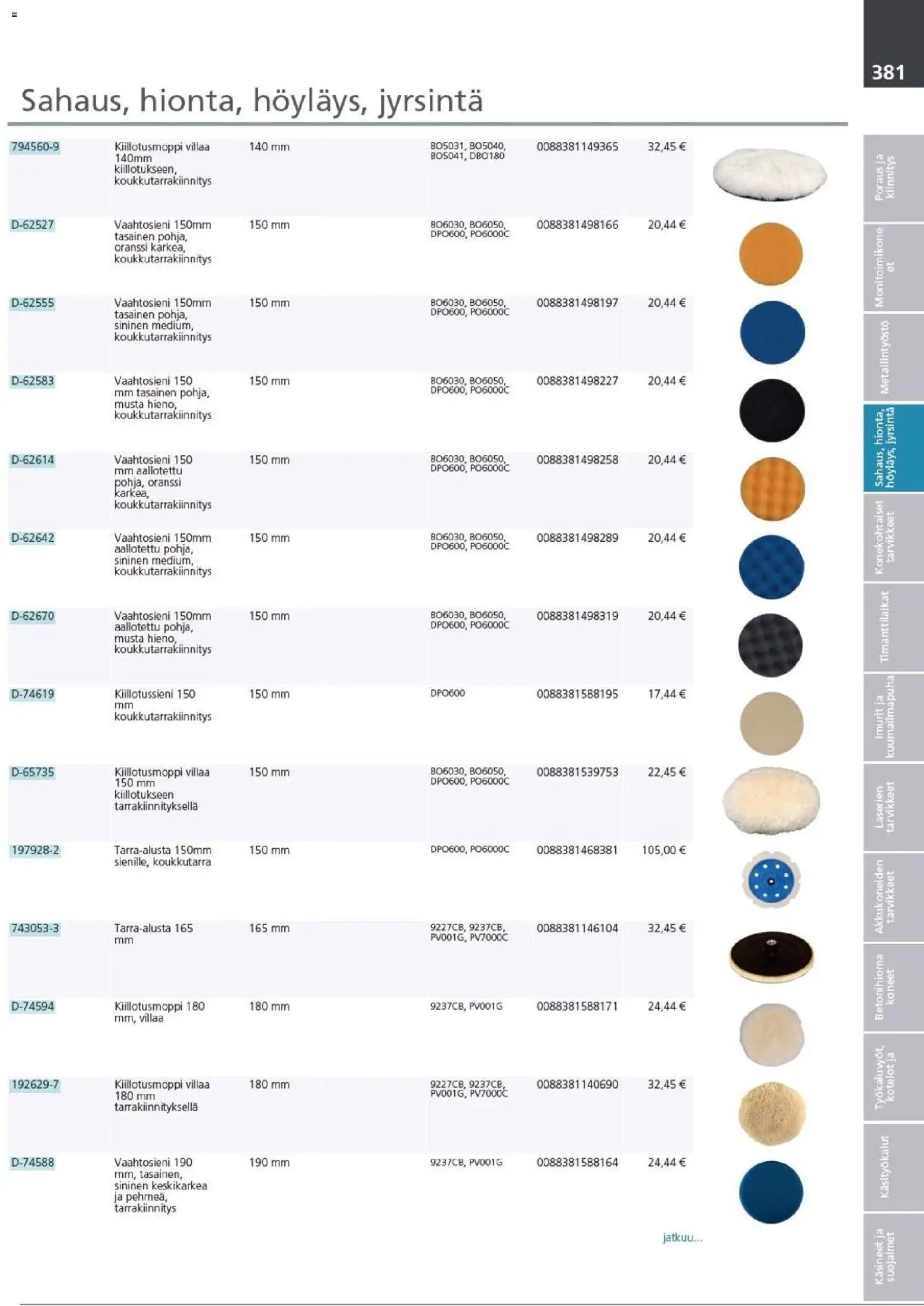 Makita - Tuoteluettelo 2026