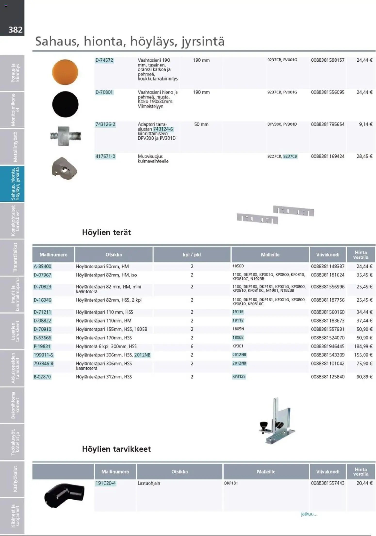 Makita - Tuoteluettelo 2026