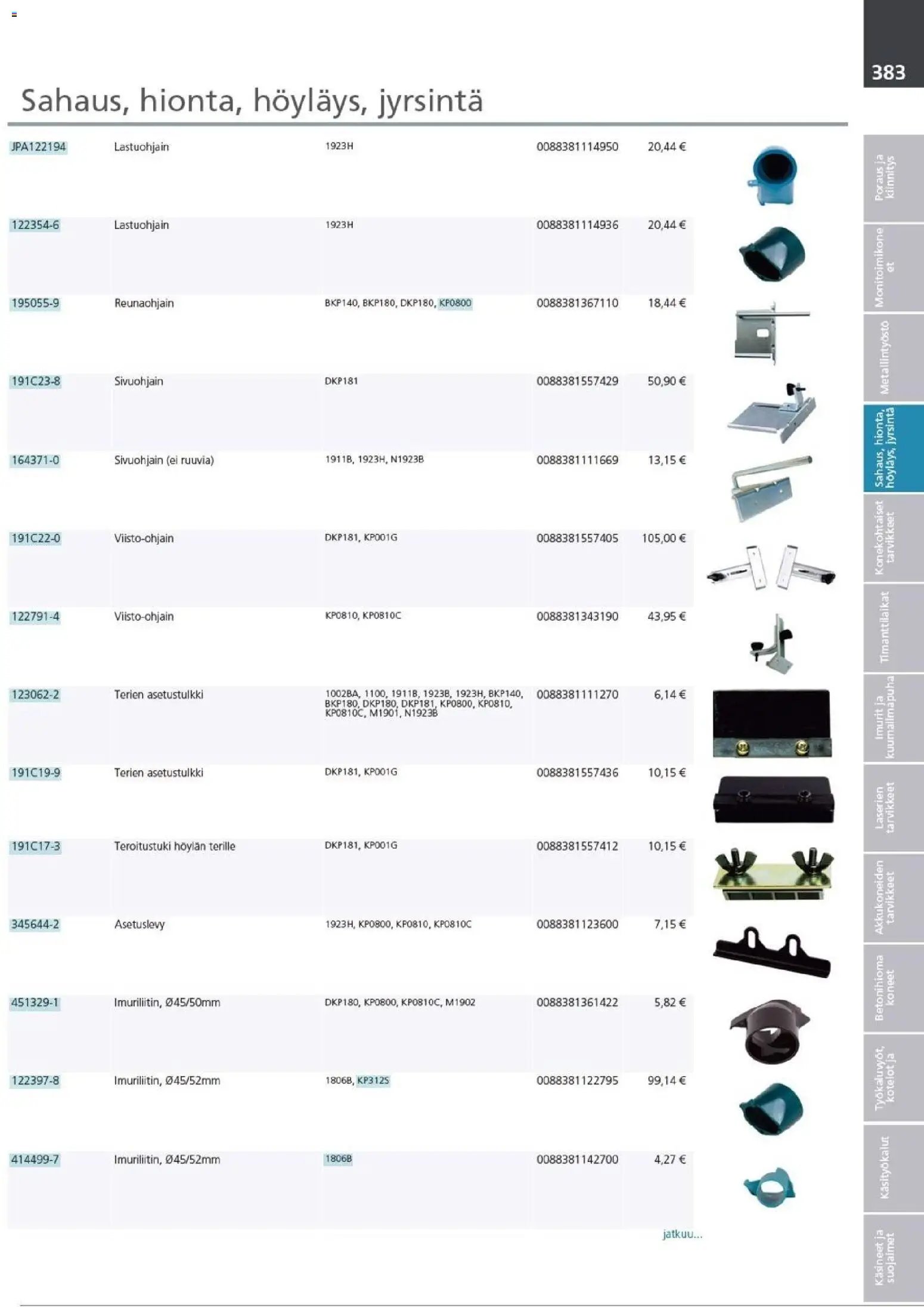 Makita - Tuoteluettelo 2026