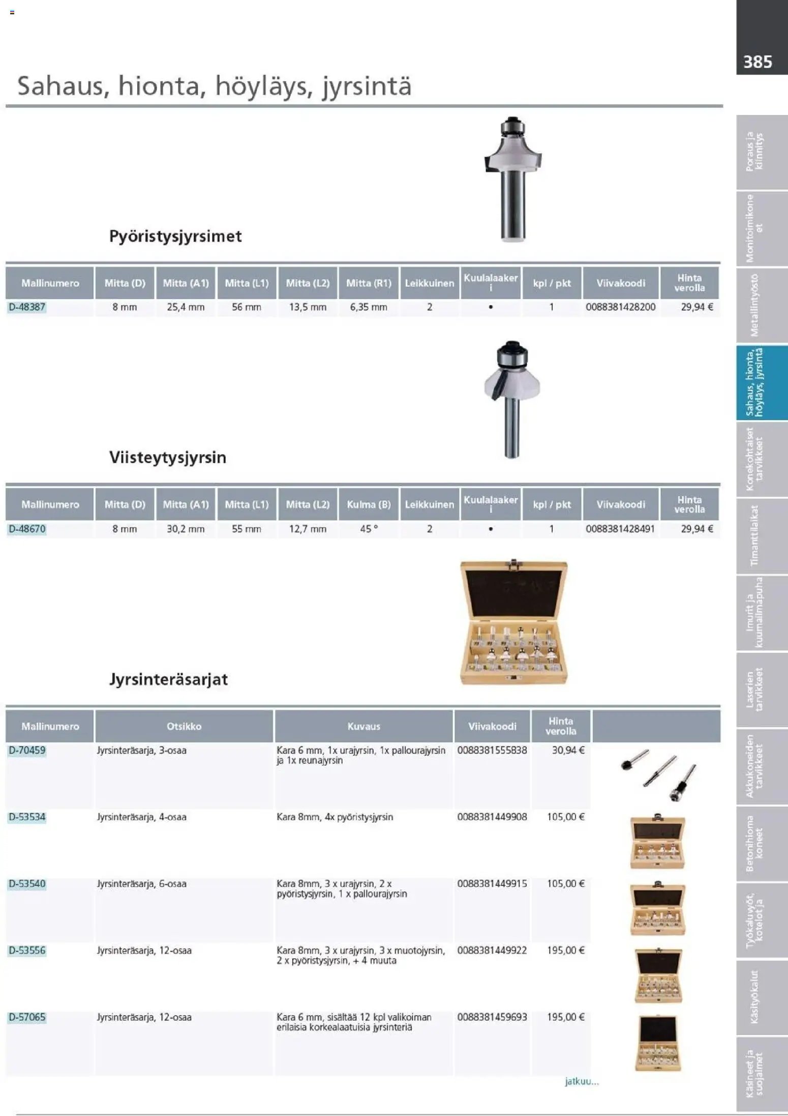 Makita - Tuoteluettelo 2026