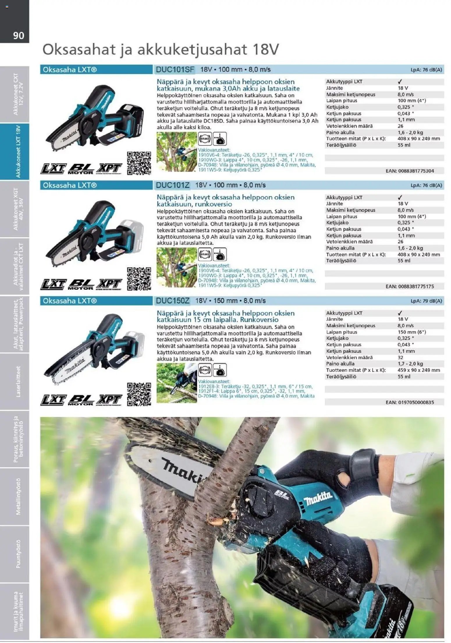 Makita - Tuoteluettelo 2026