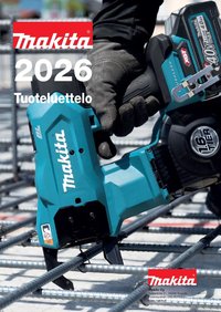 Makita - Tuoteluettelo 2026