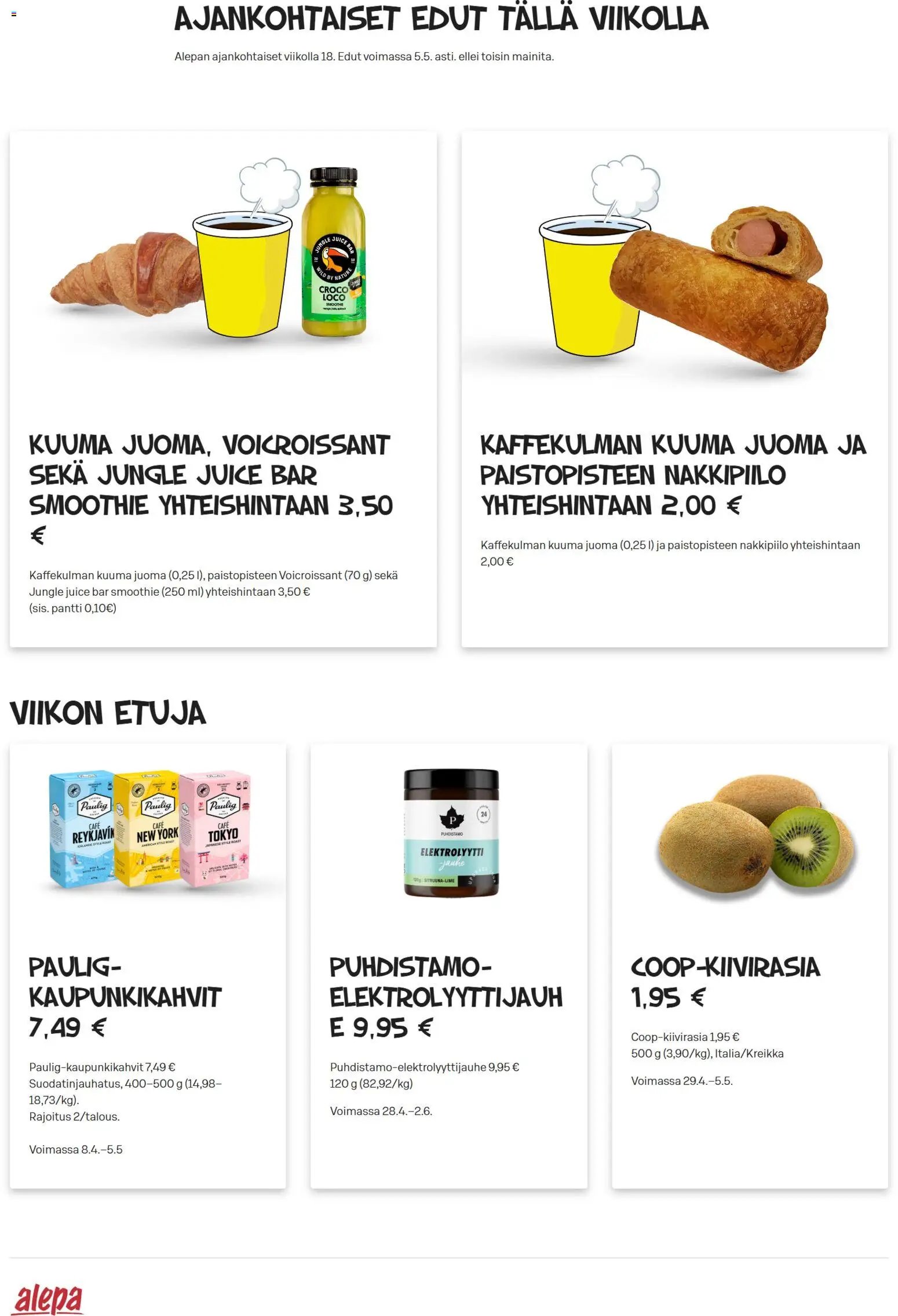 Alepa tarjoukset