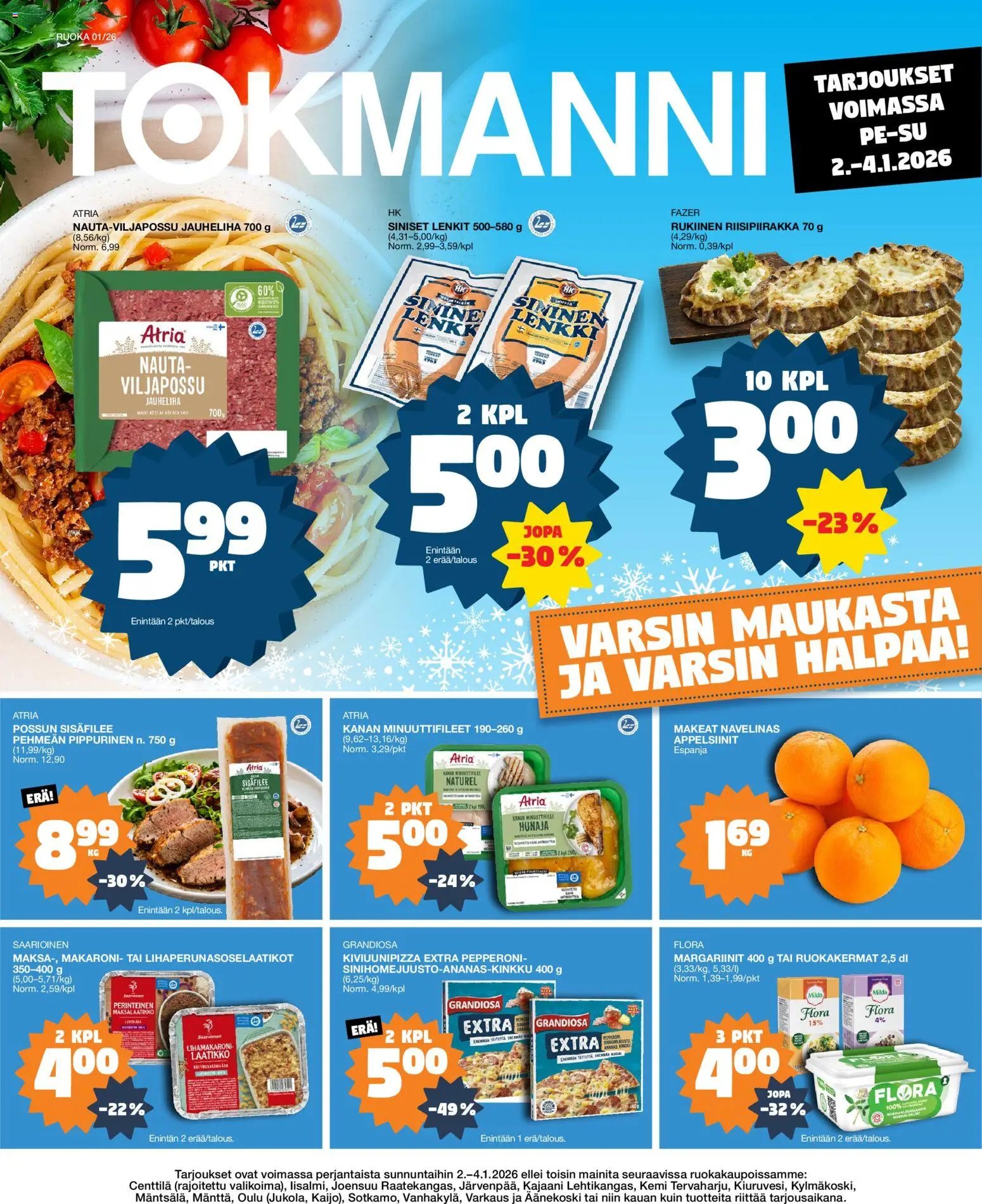 Tokmanni Ruokatarjoukset
