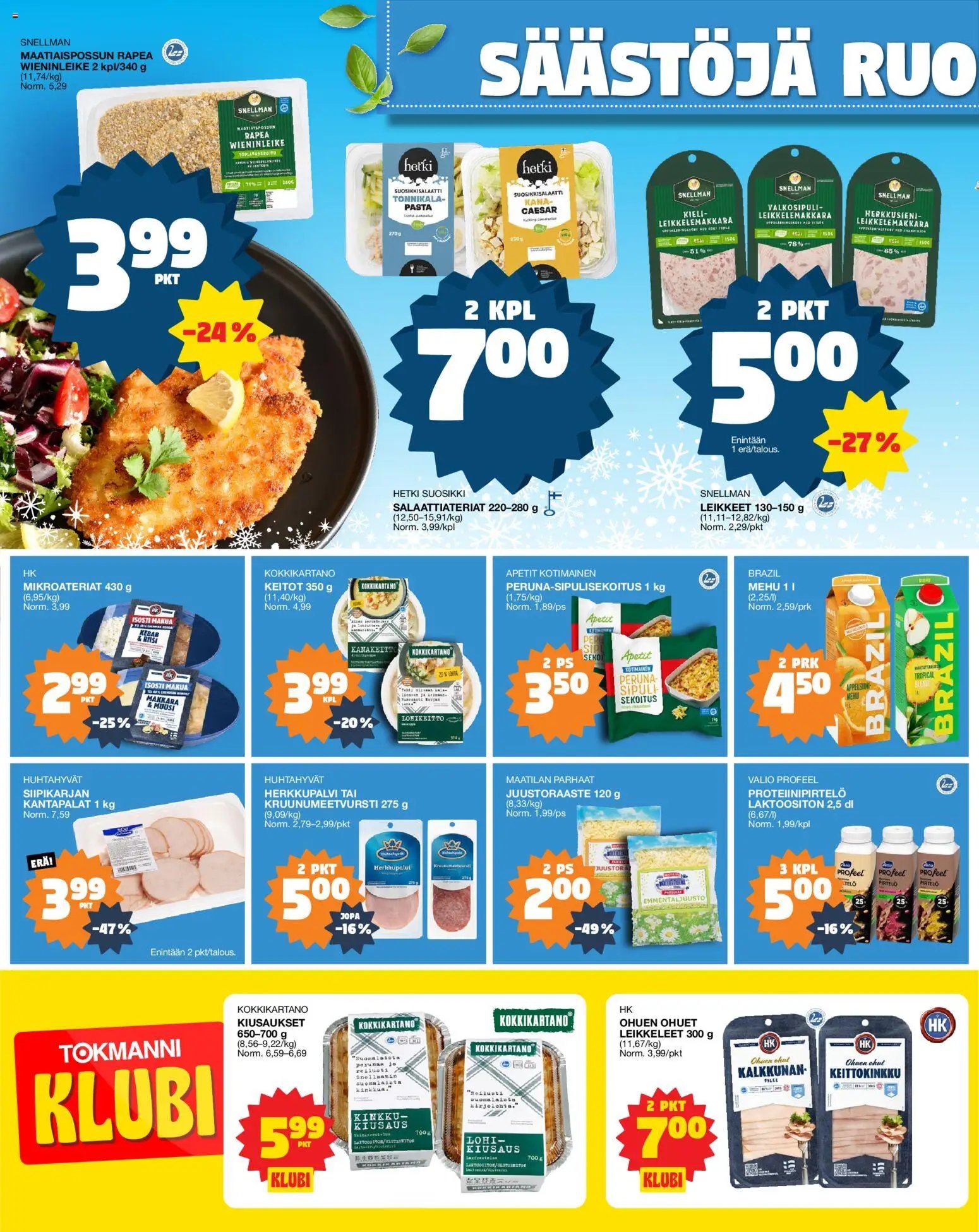 Tokmanni Ruokatarjoukset