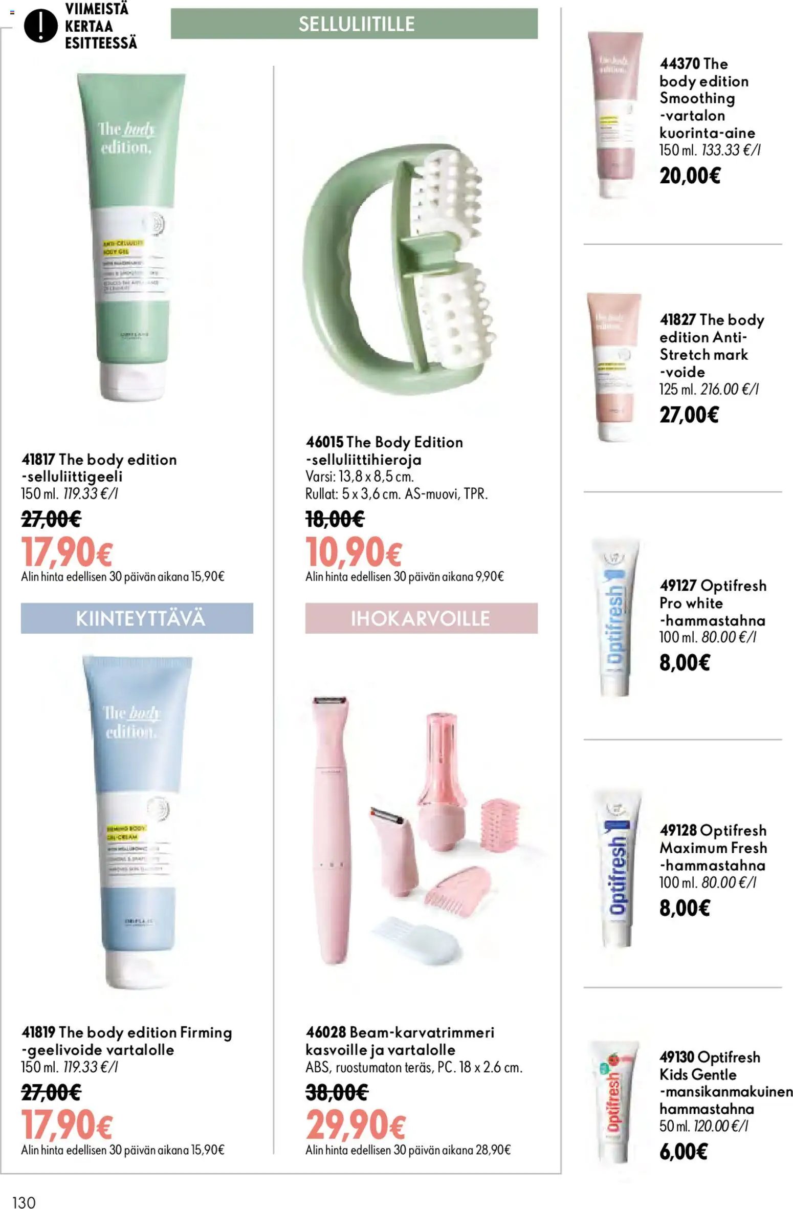 Oriflame tarjoukset