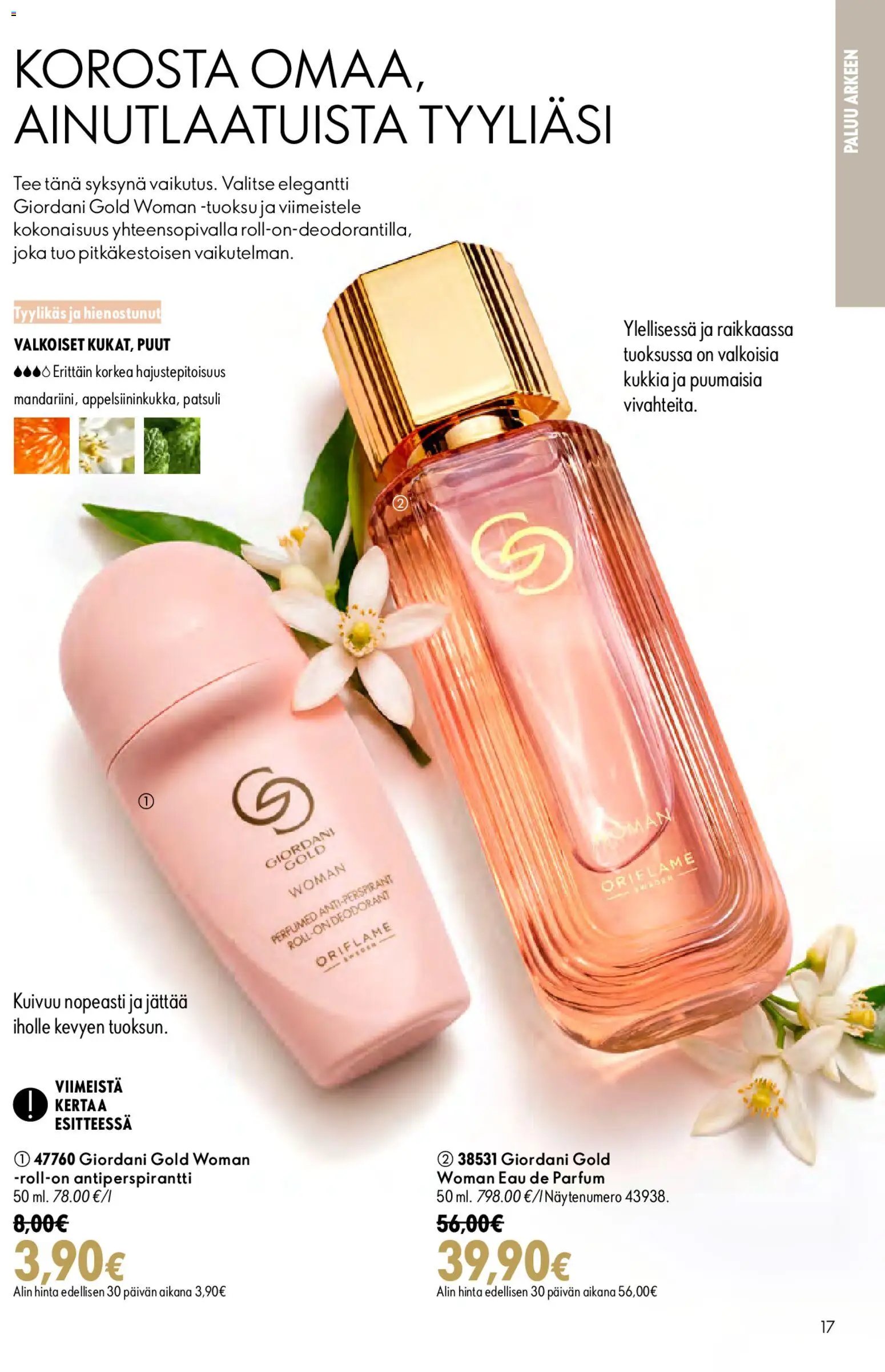 Oriflame tarjoukset