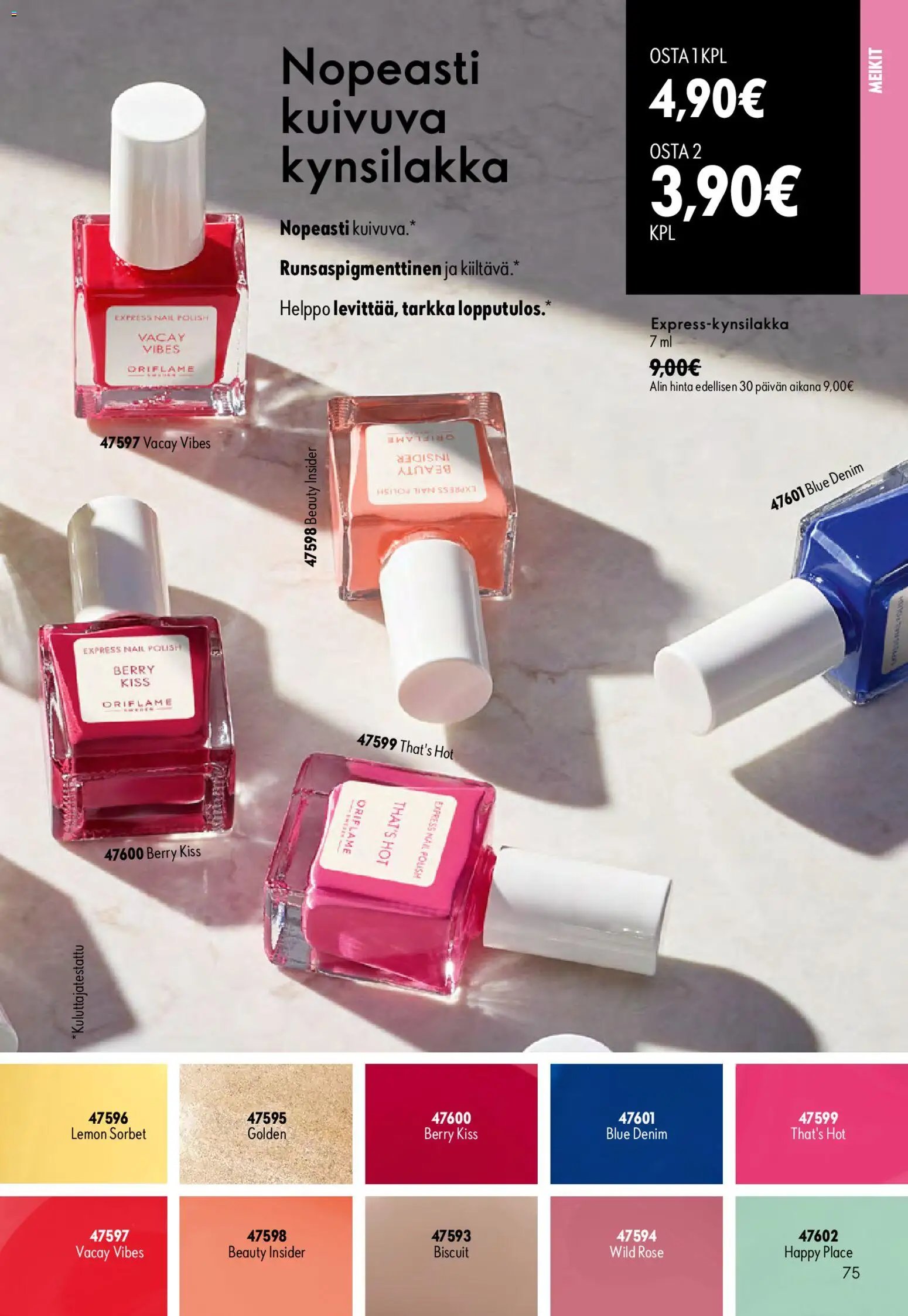 Oriflame tarjoukset