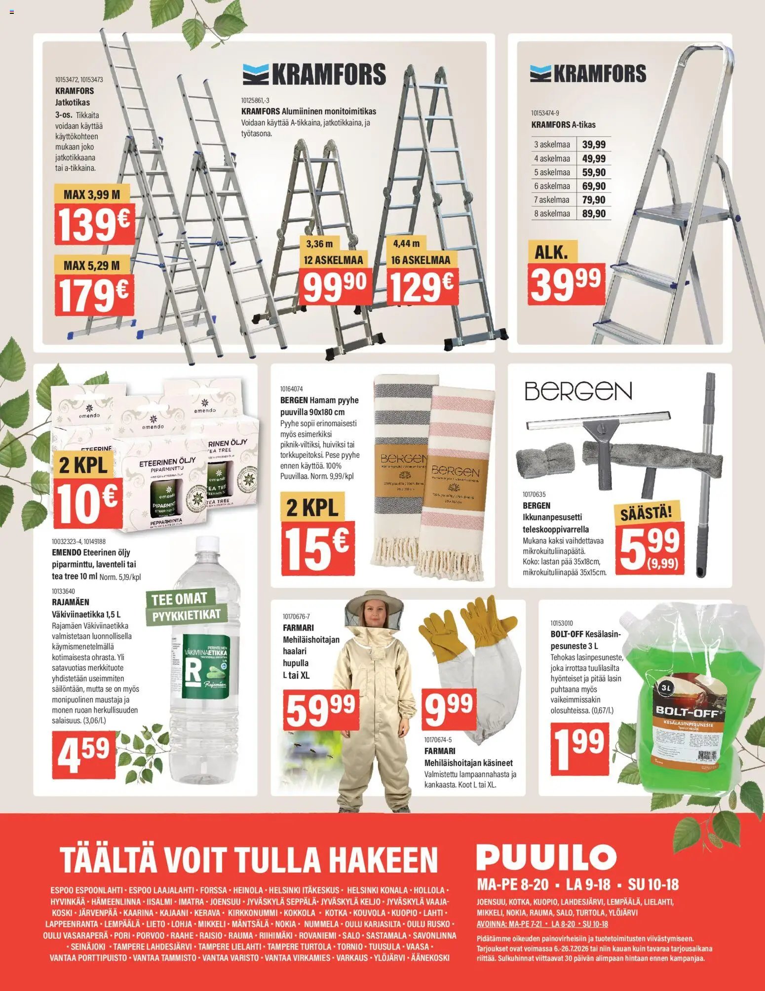 Puuilo tarjoukset