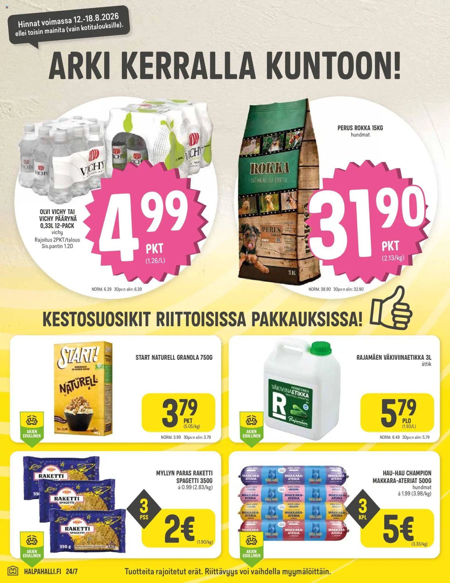 Halpa Halli tarjoukset