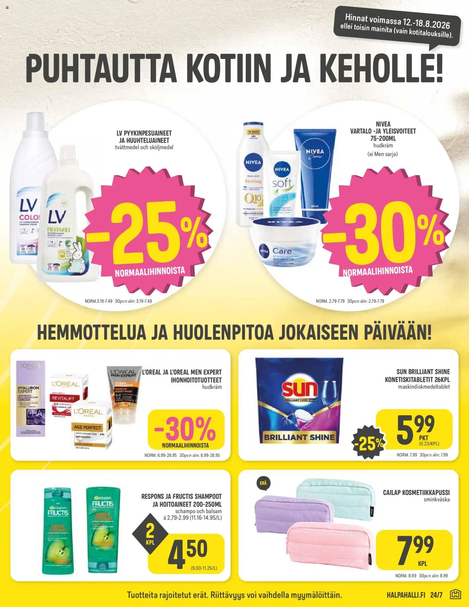 Halpa Halli tarjoukset