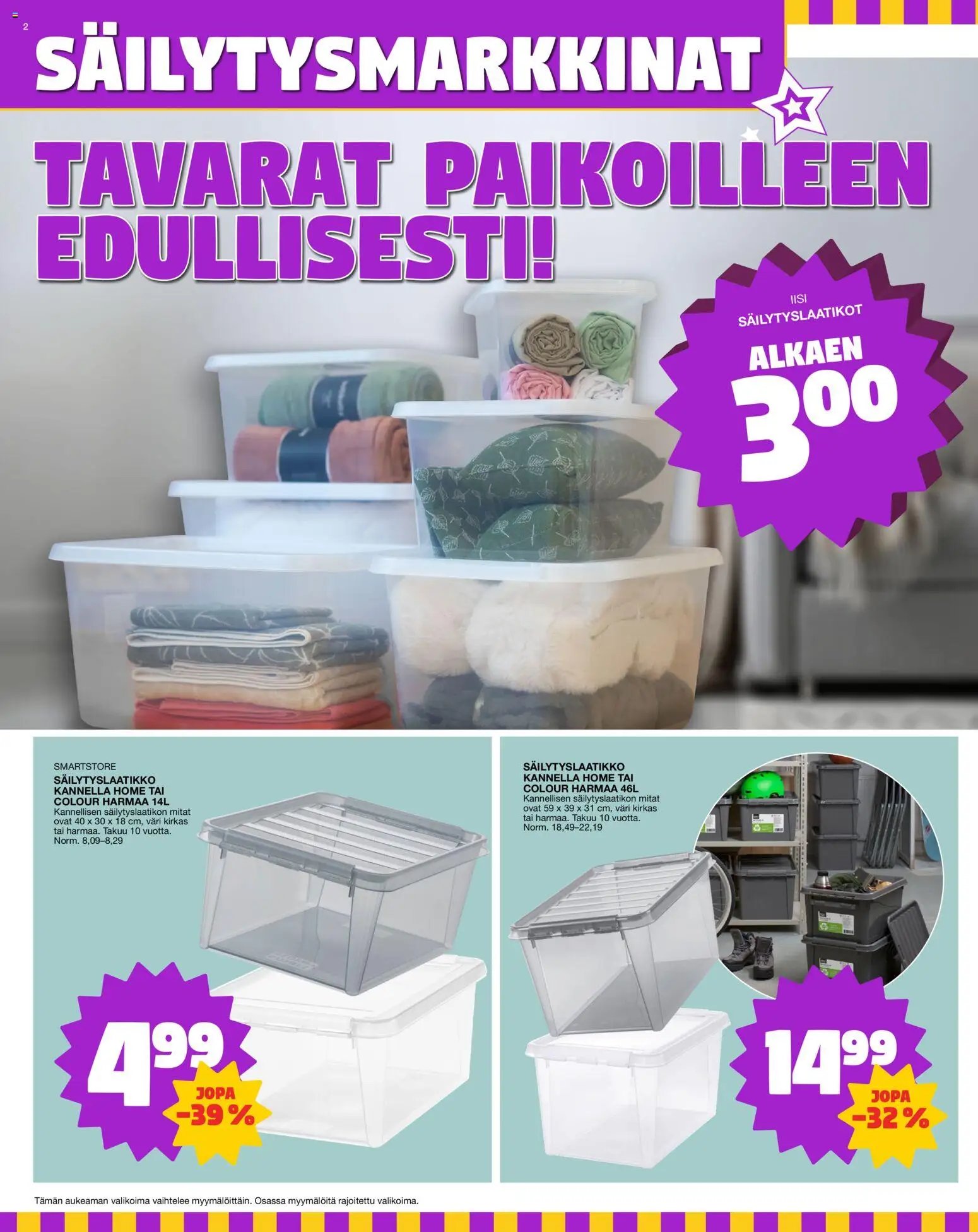 Tokmanni tarjoukset