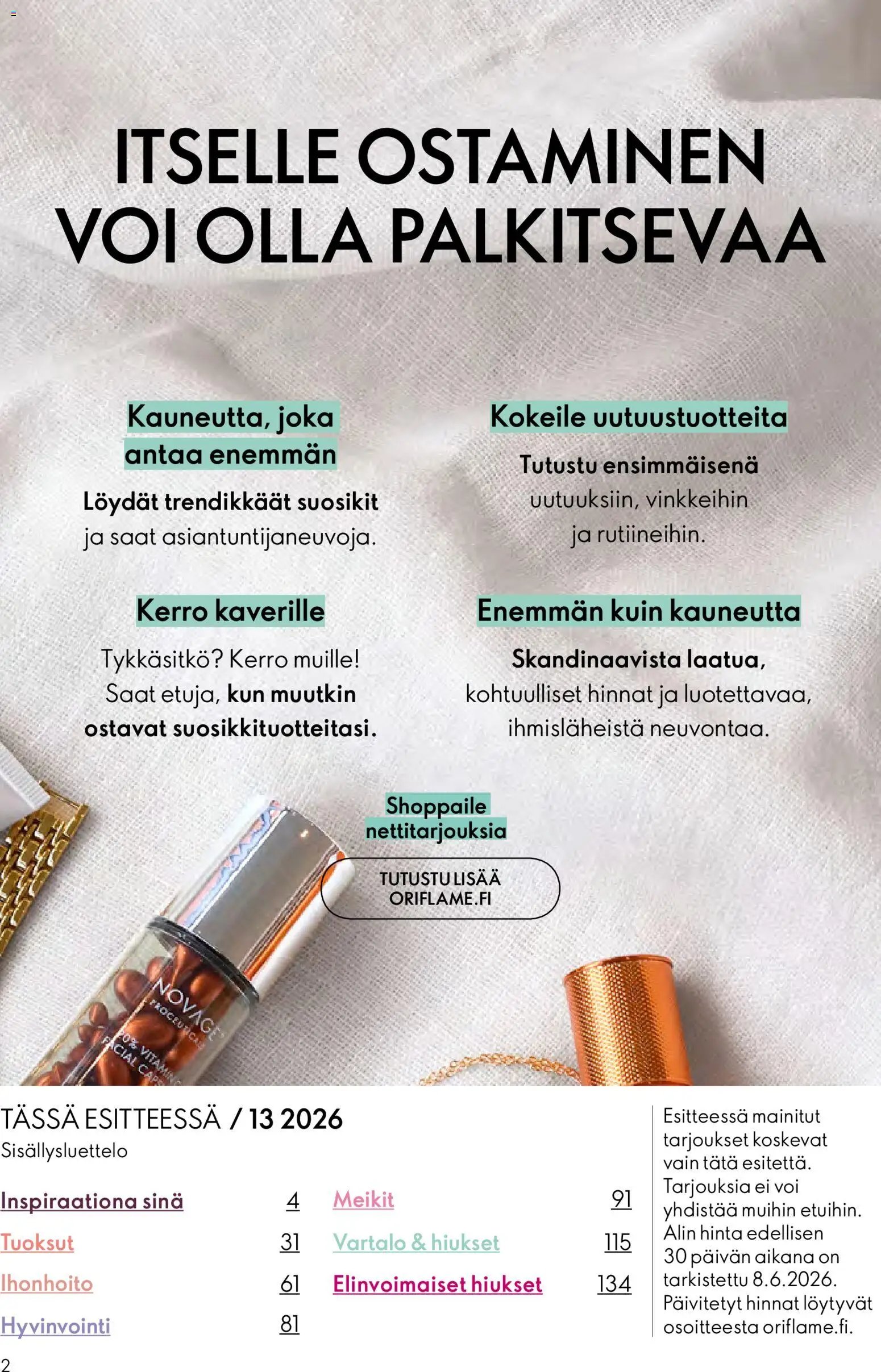 Oriflame tarjoukset