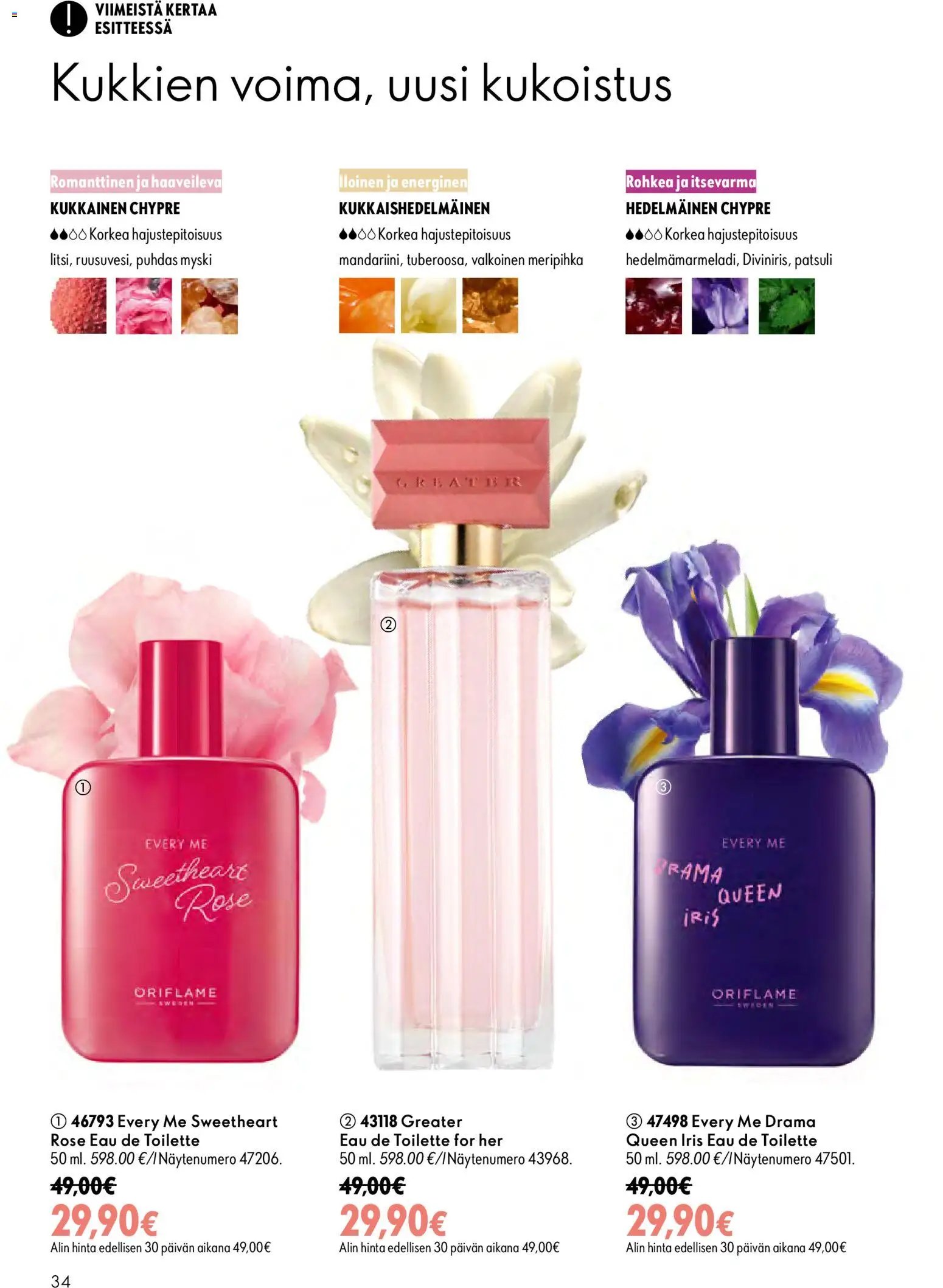 Oriflame tarjoukset