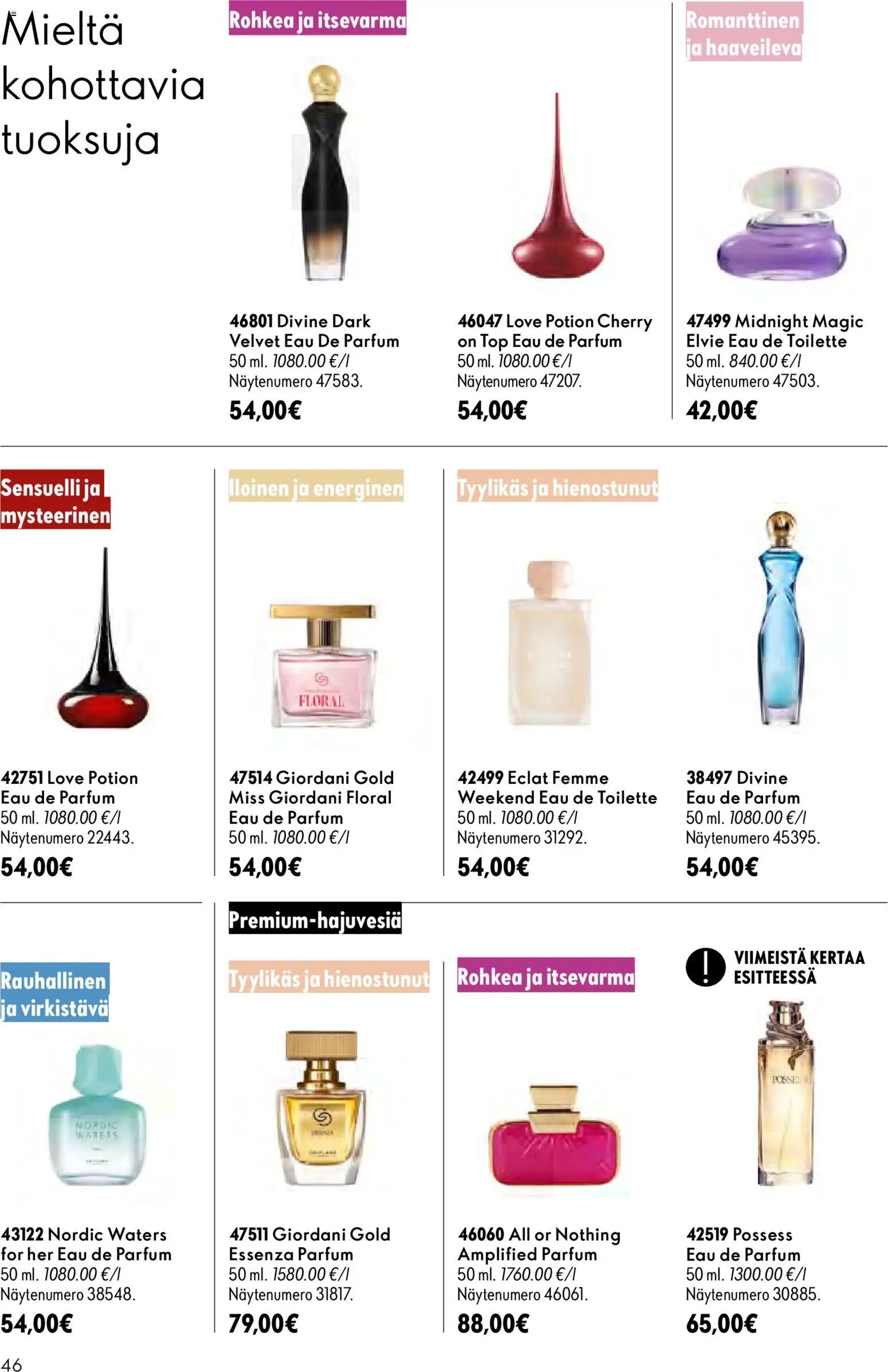Oriflame tarjoukset