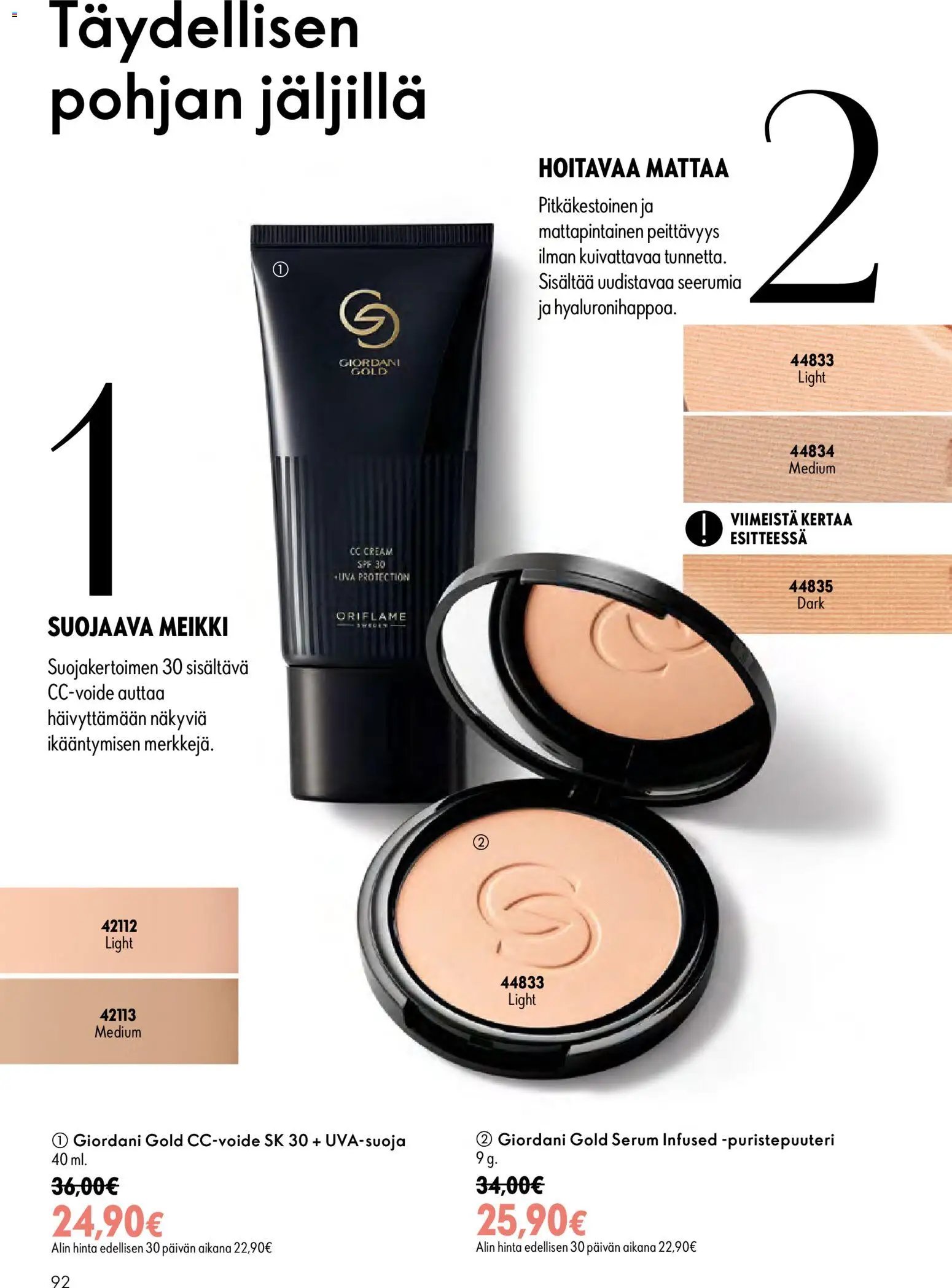 Oriflame tarjoukset