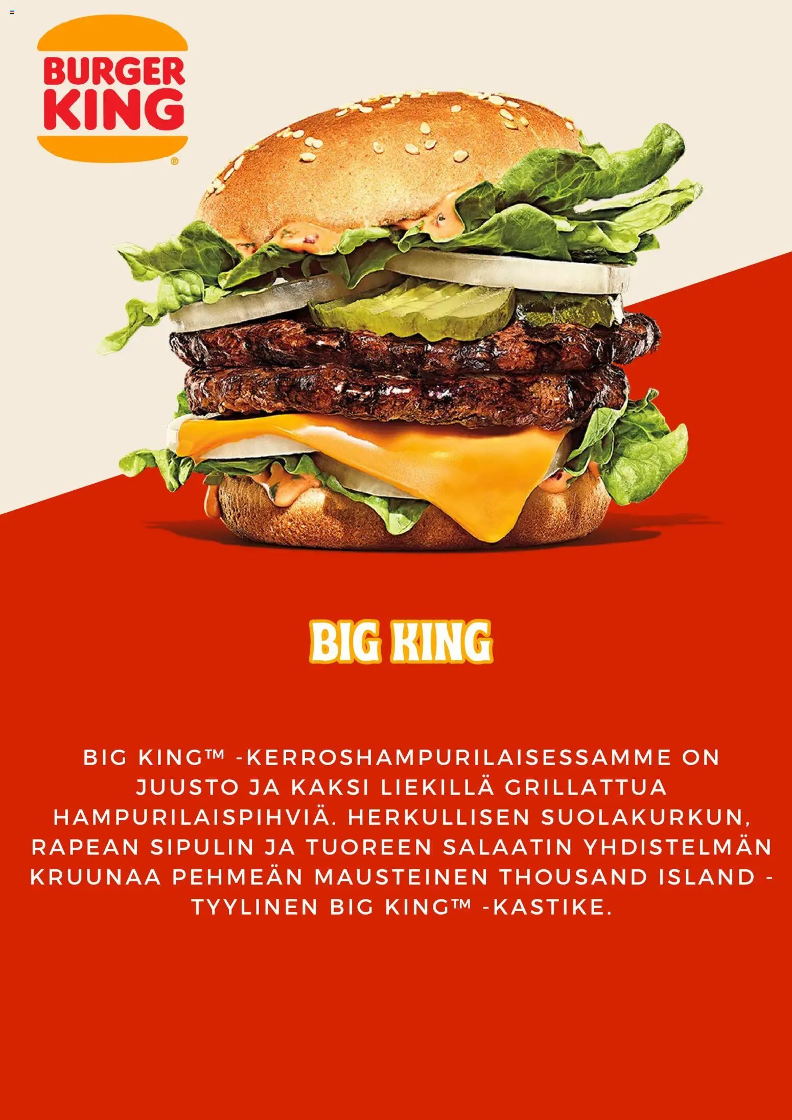 Burger King tarjoukset