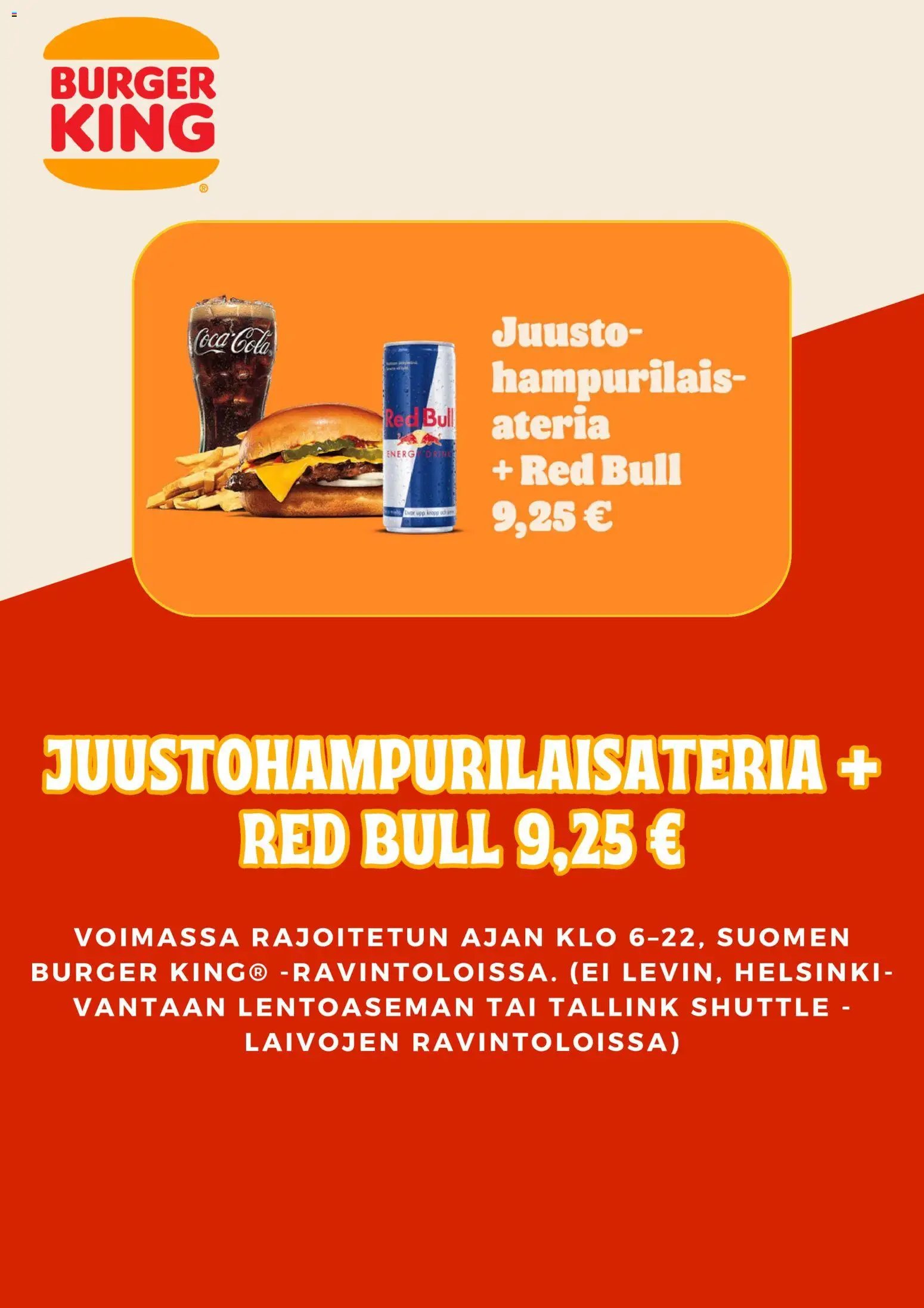 Burger King tarjoukset