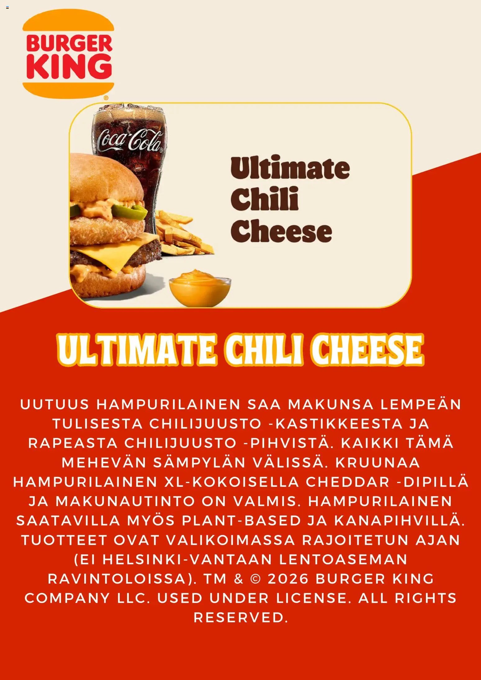 Burger King tarjoukset