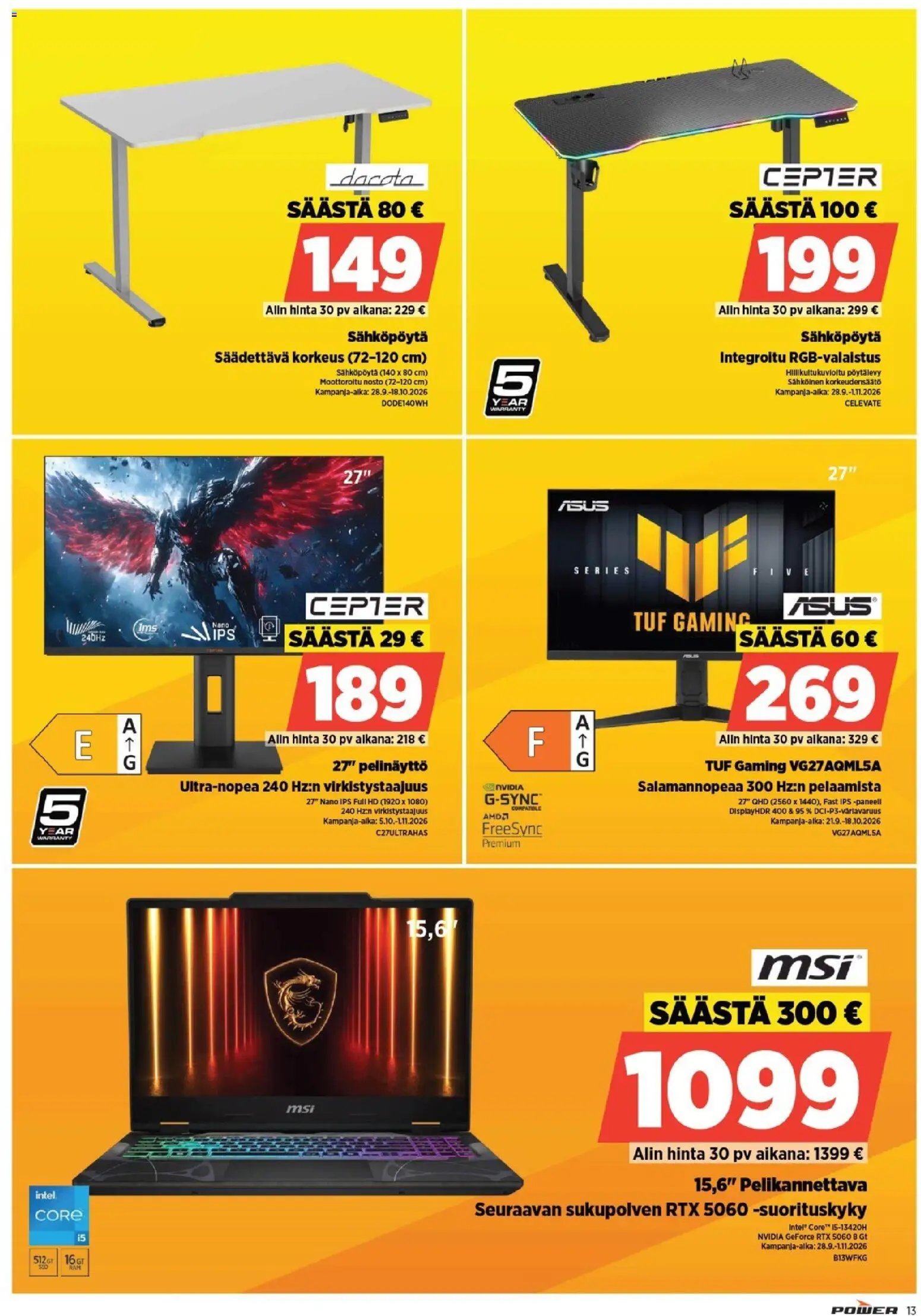 Power tarjoukset