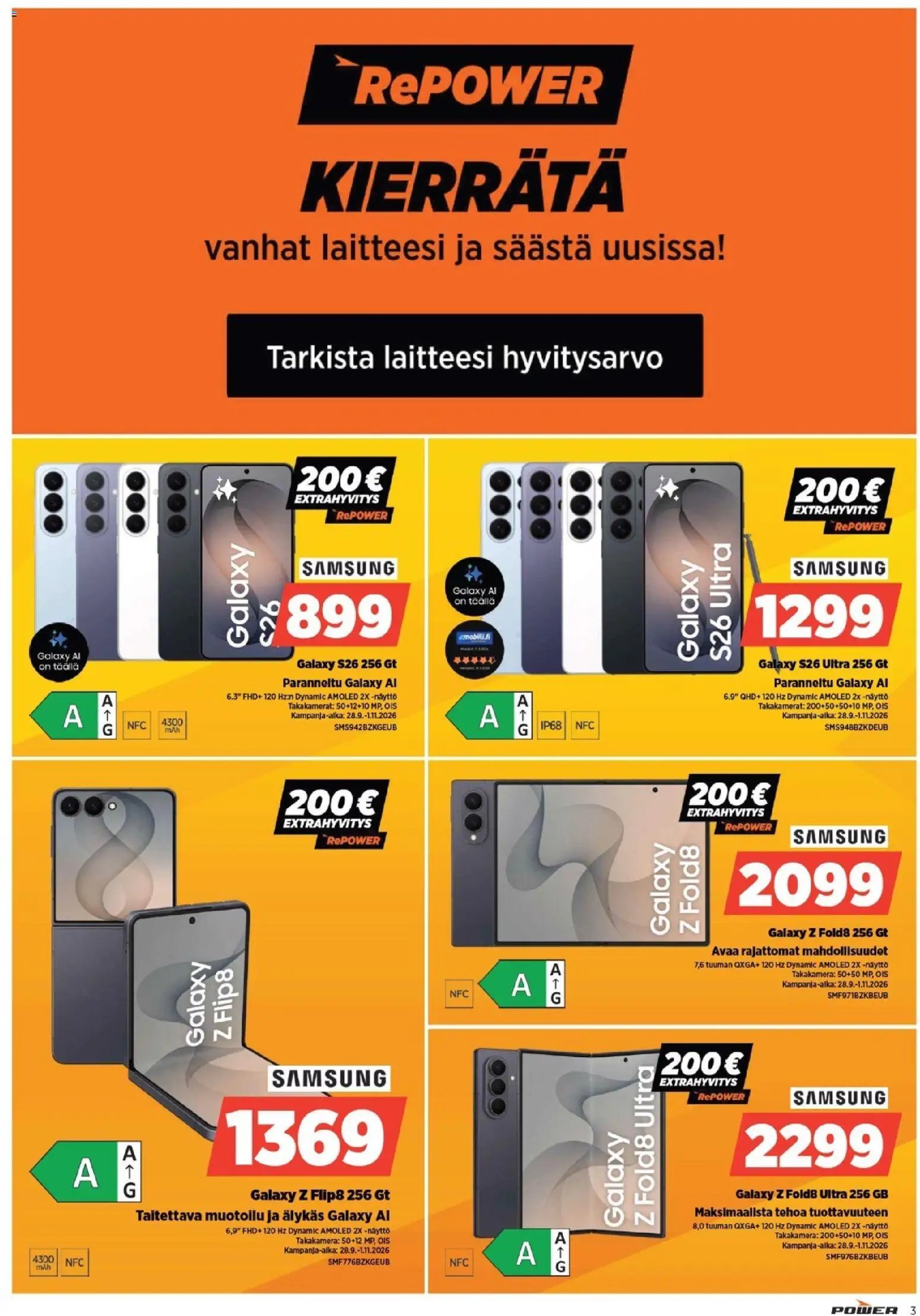 Power tarjoukset