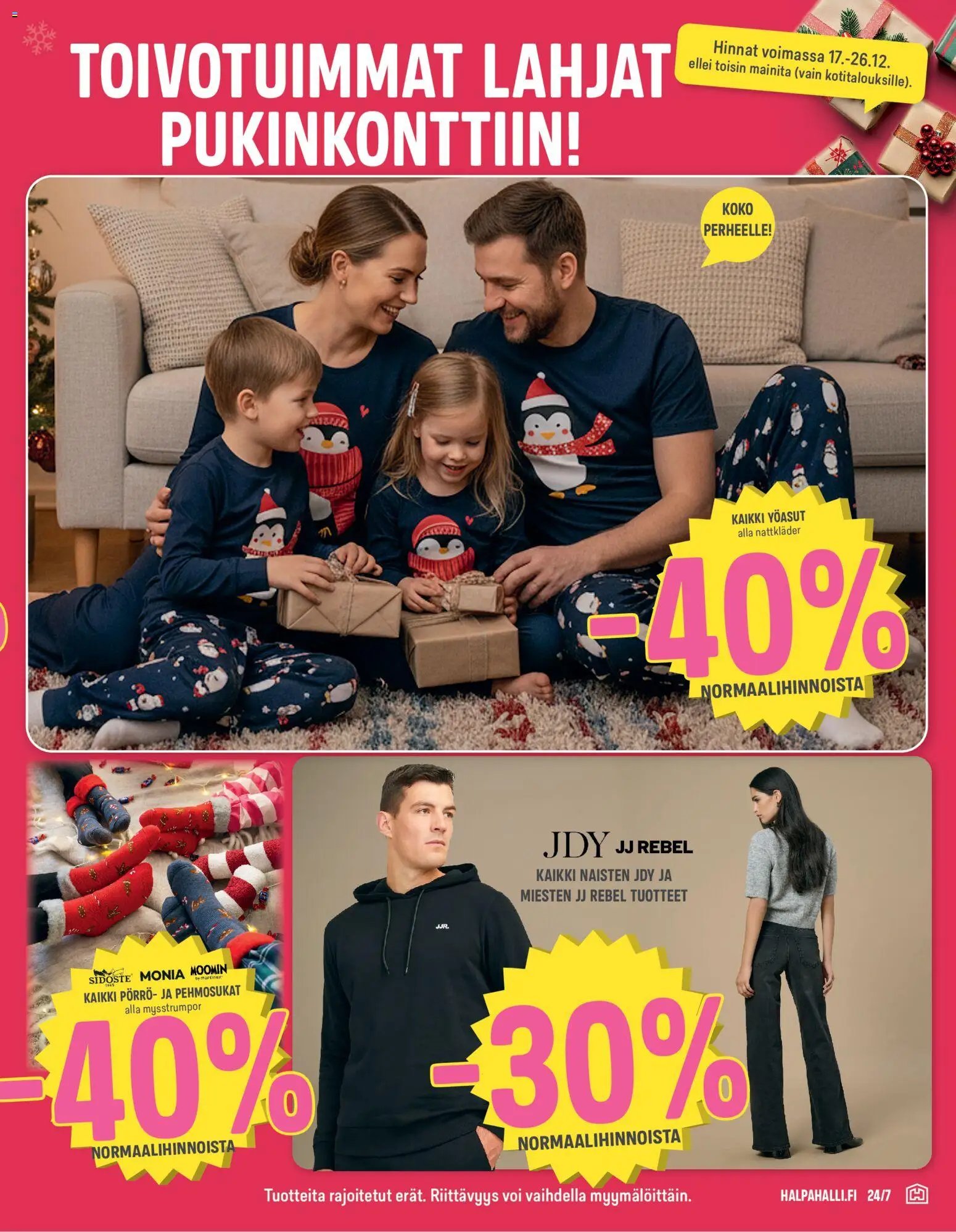 Halpa Halli tarjoukset