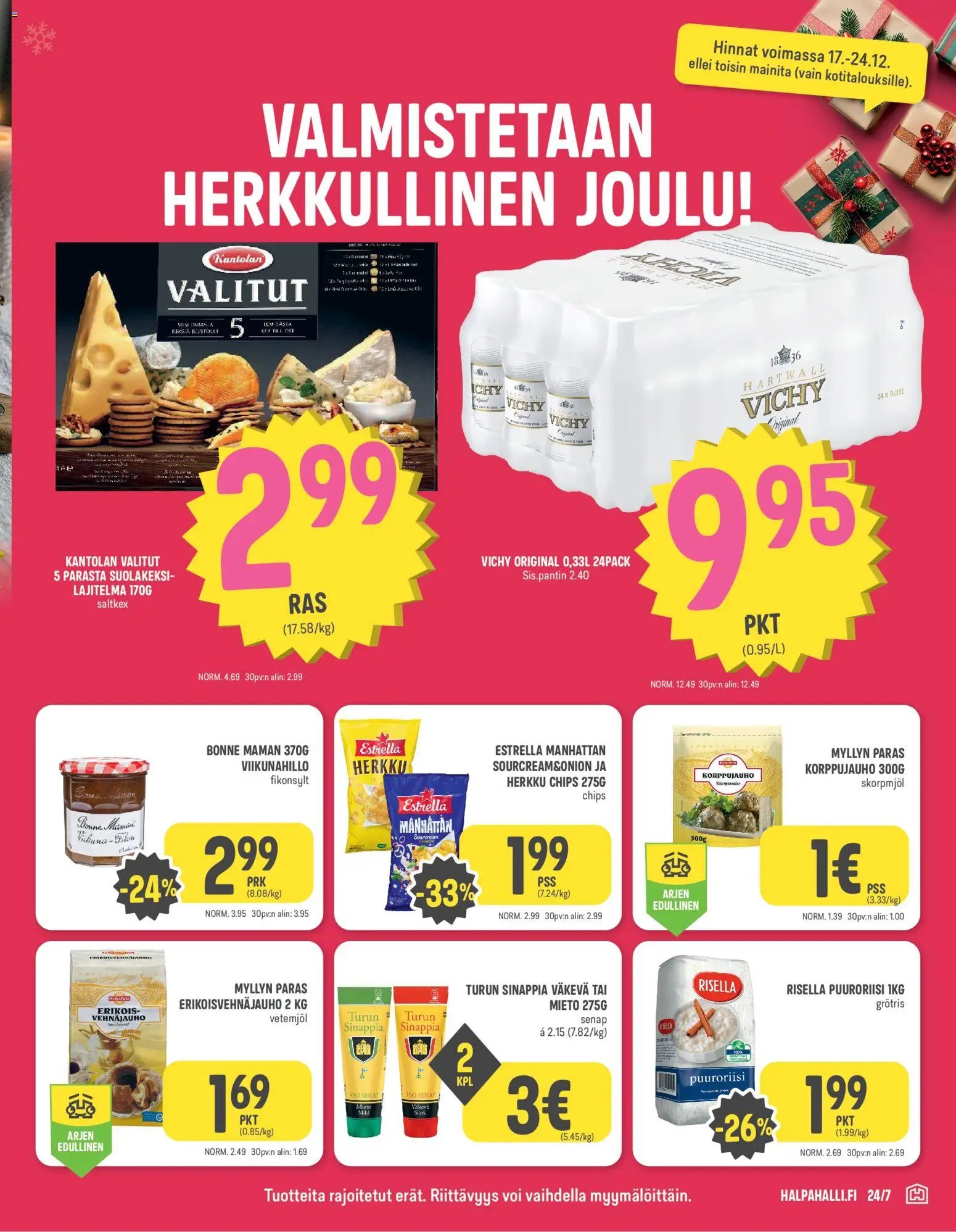 Halpa Halli tarjoukset