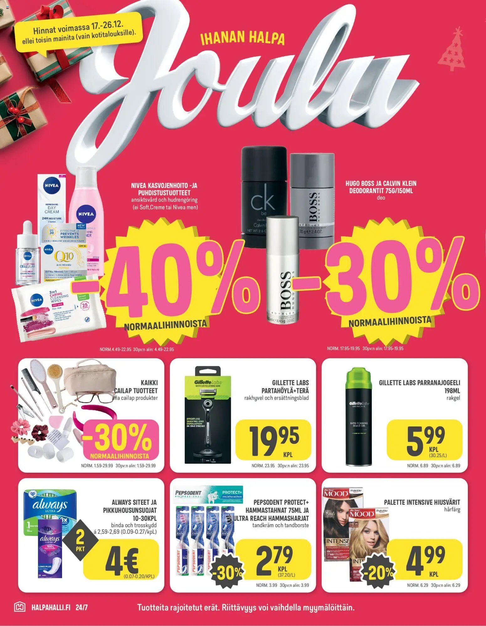 Halpa Halli tarjoukset