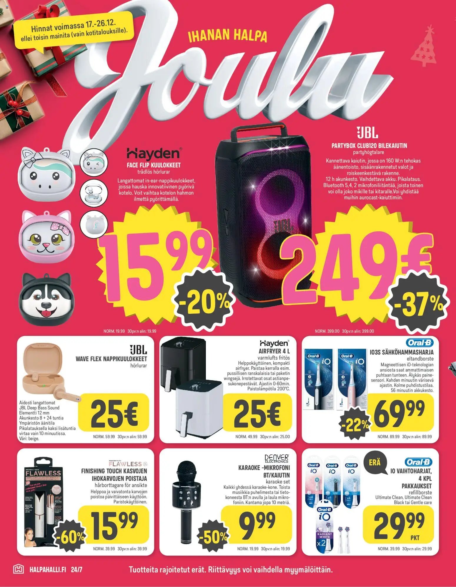 Halpa Halli tarjoukset