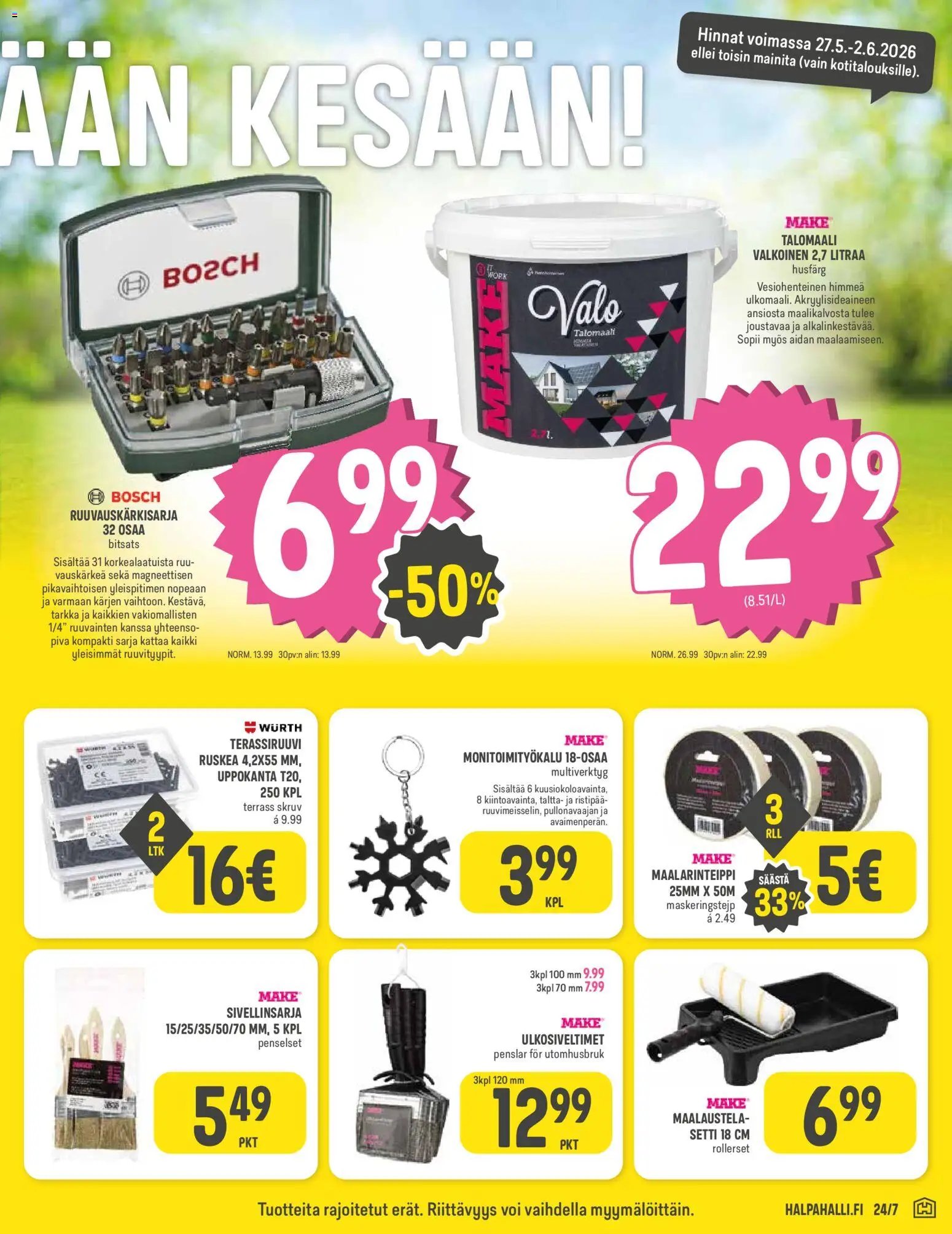 Halpa Halli tarjoukset