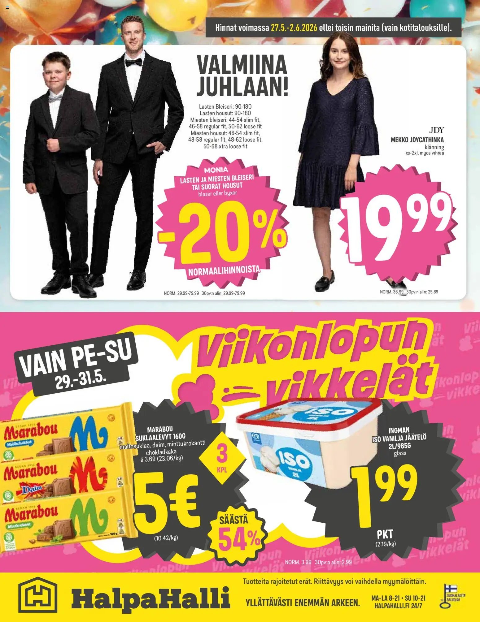 Halpa Halli tarjoukset
