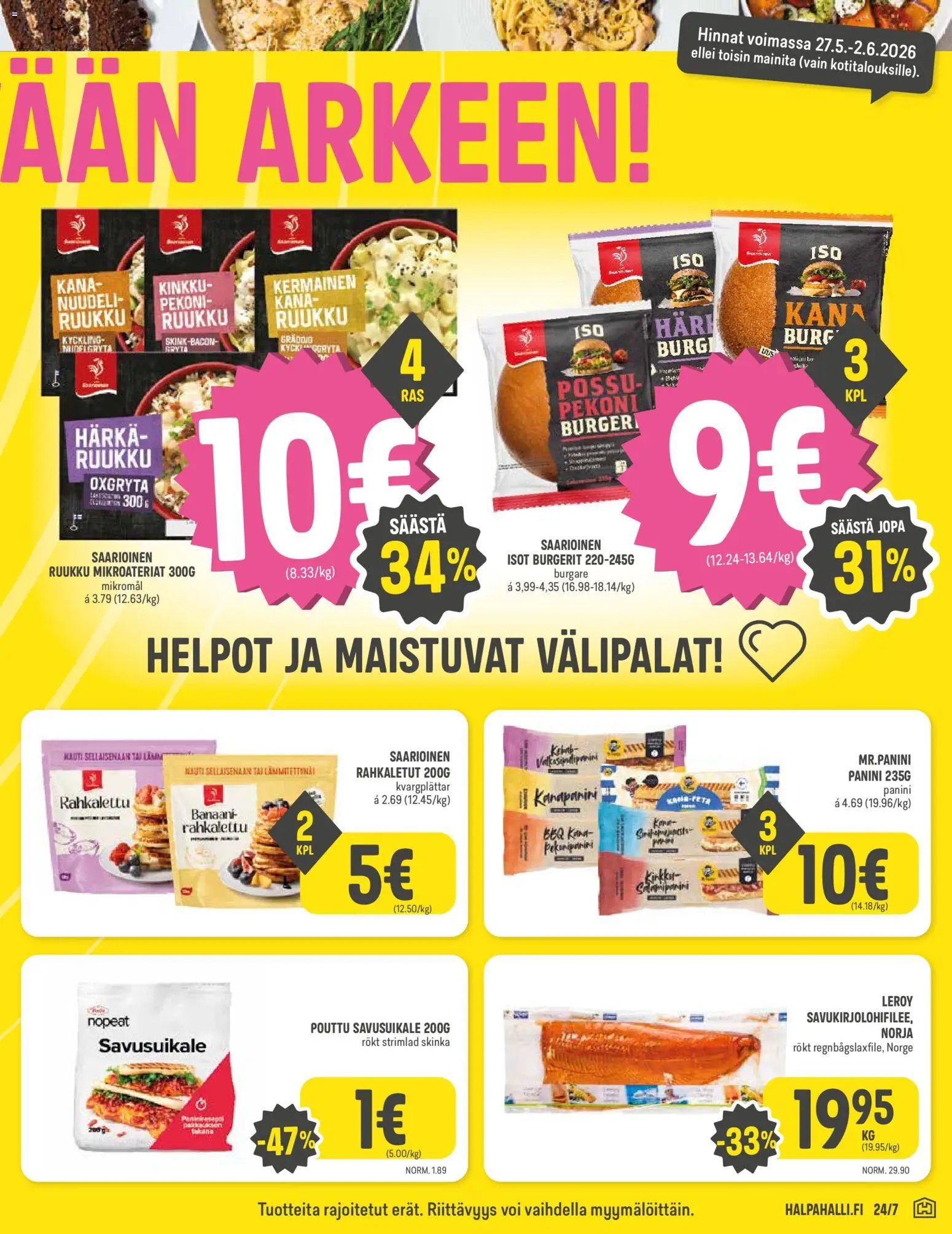 Halpa Halli tarjoukset
