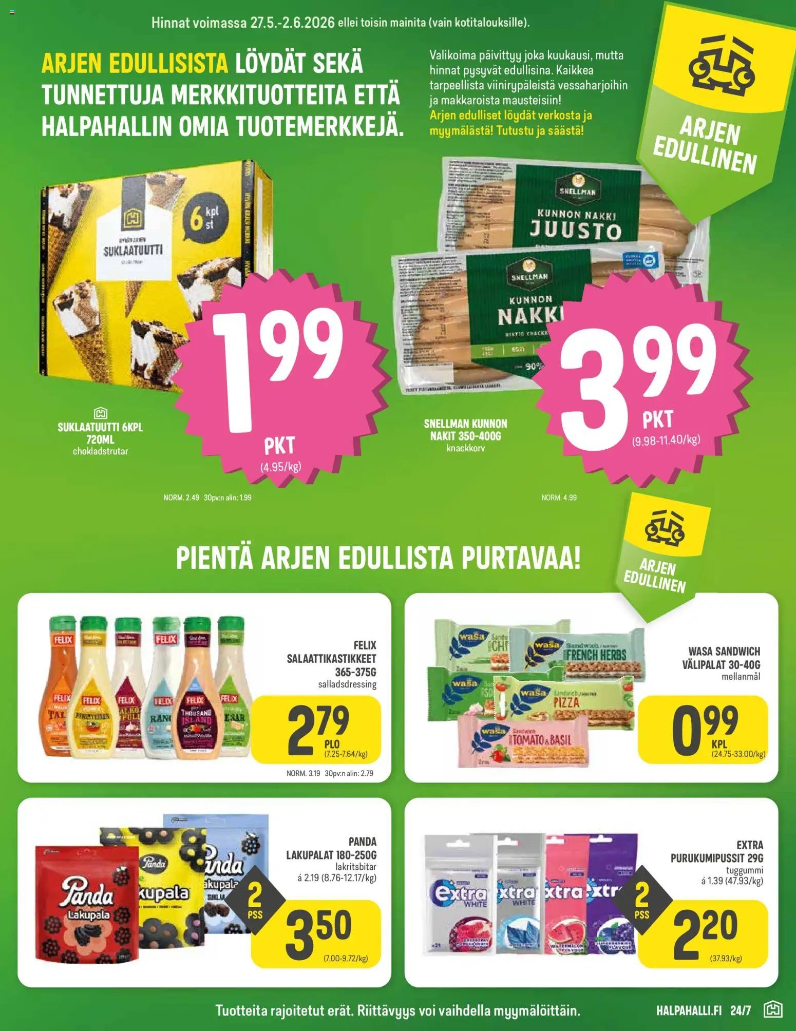 Halpa Halli tarjoukset