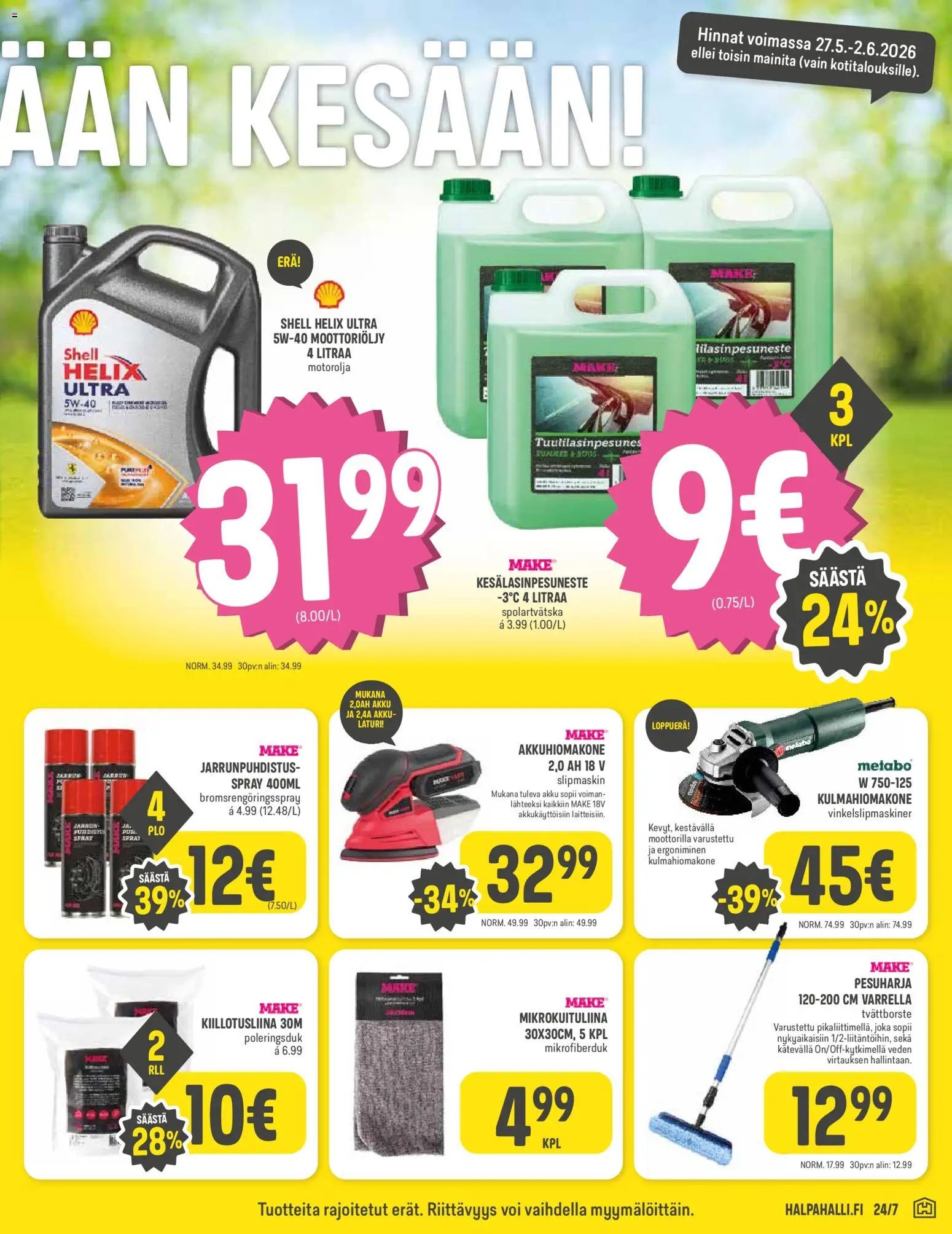 Halpa Halli tarjoukset