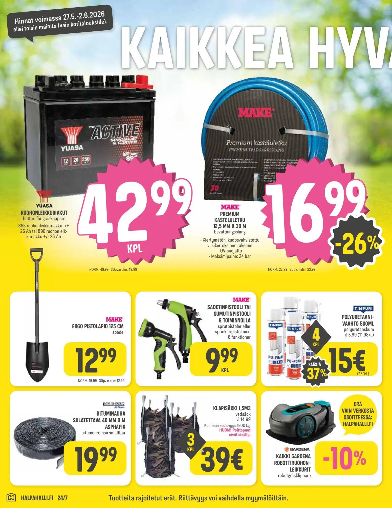 Halpa Halli tarjoukset