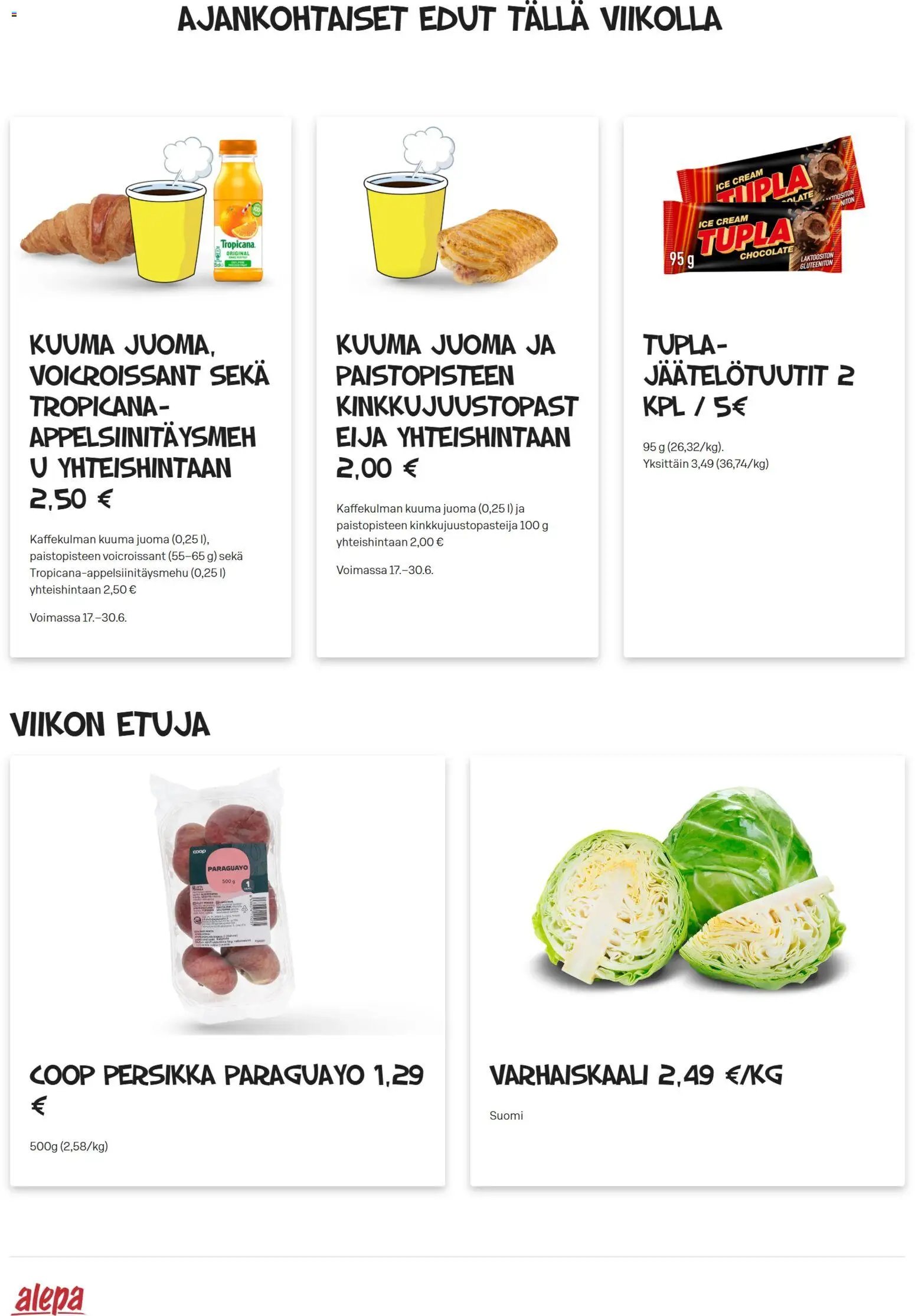 Alepa tarjoukset