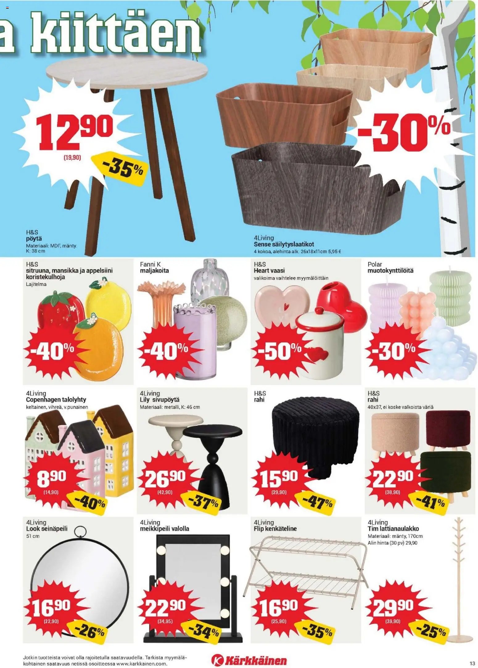 Kärkkäinen tarjoukset