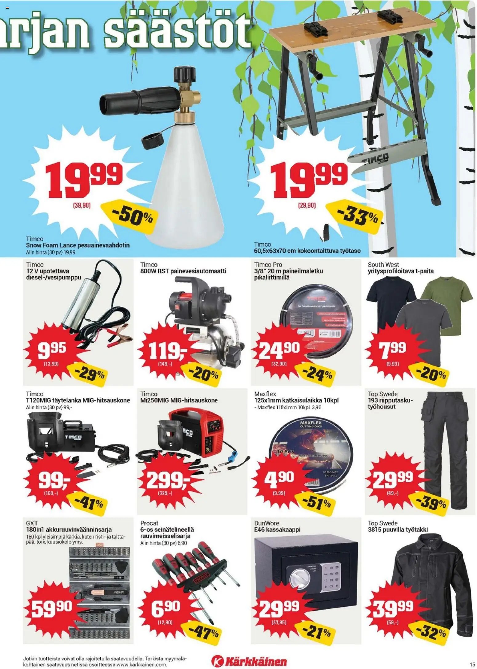 Kärkkäinen tarjoukset
