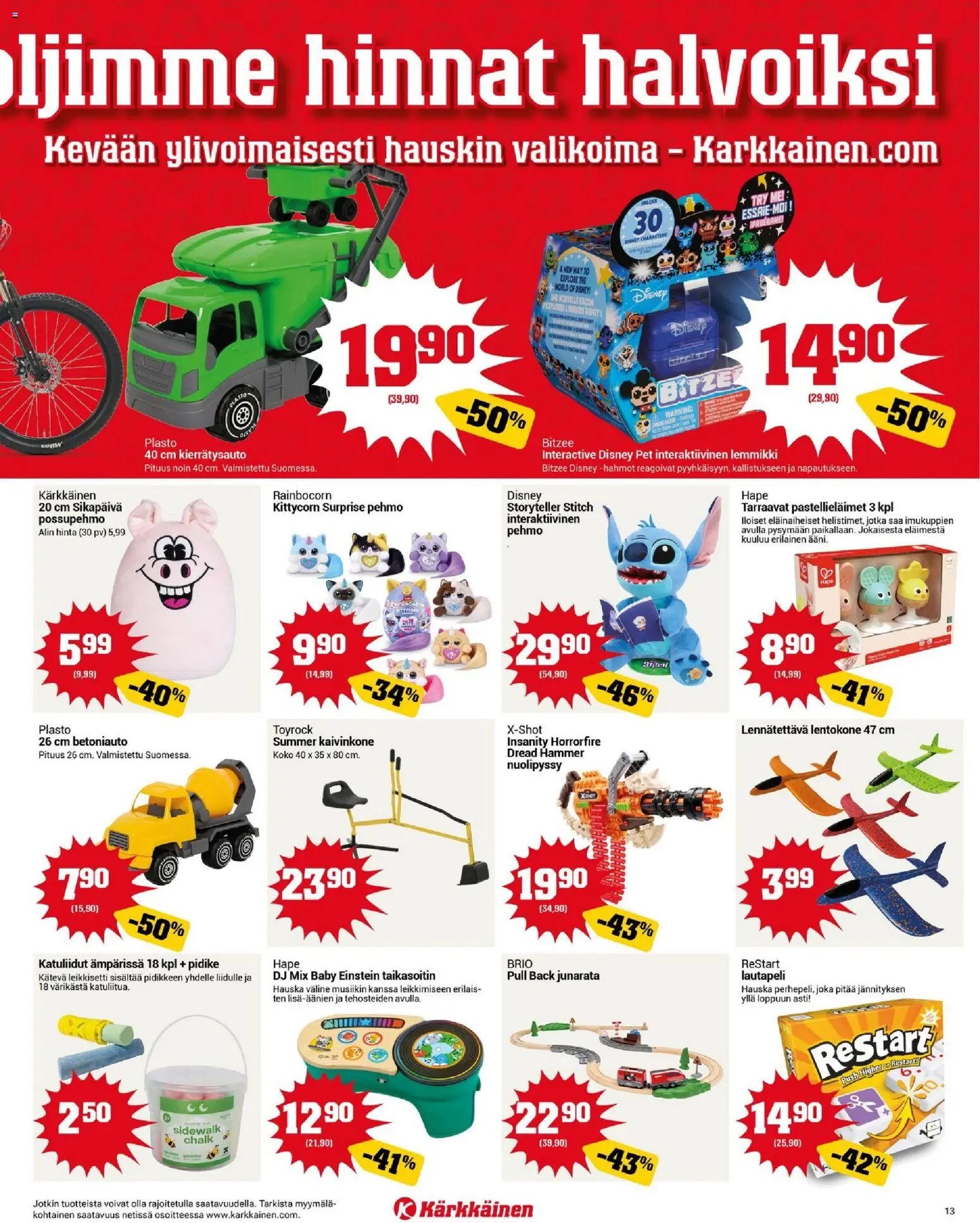Kärkkäinen tarjoukset