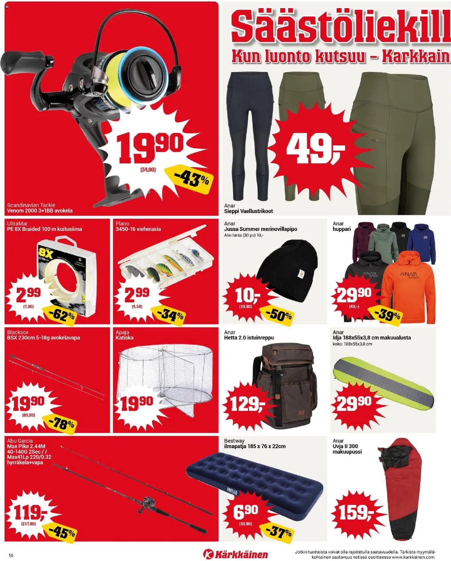 Kärkkäinen tarjoukset