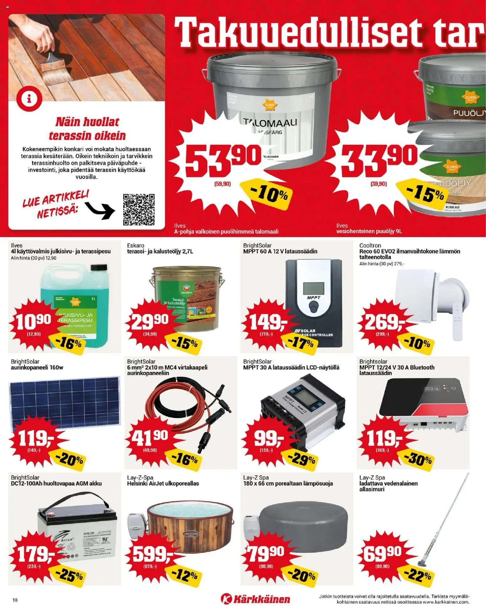 Kärkkäinen tarjoukset