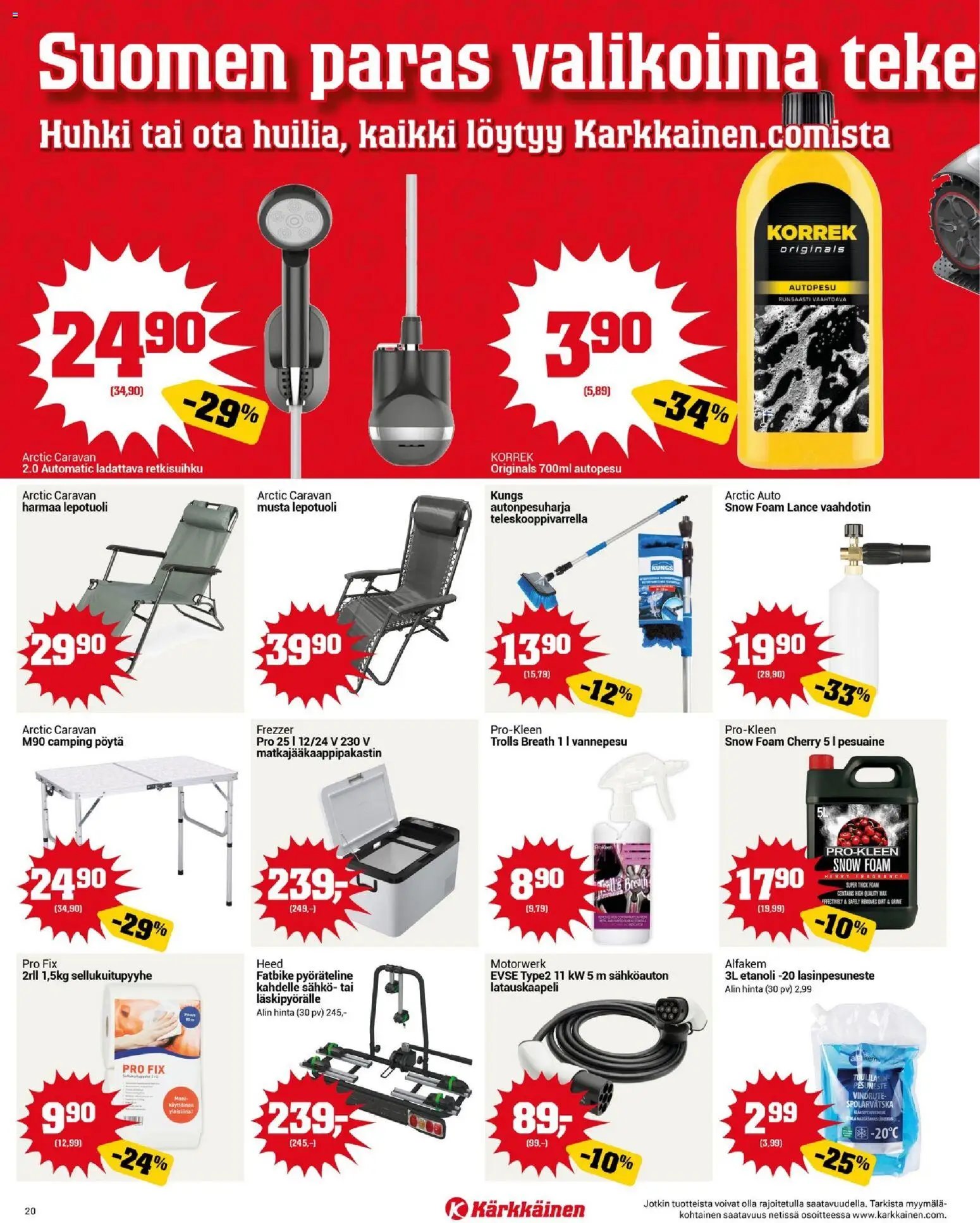 Kärkkäinen tarjoukset