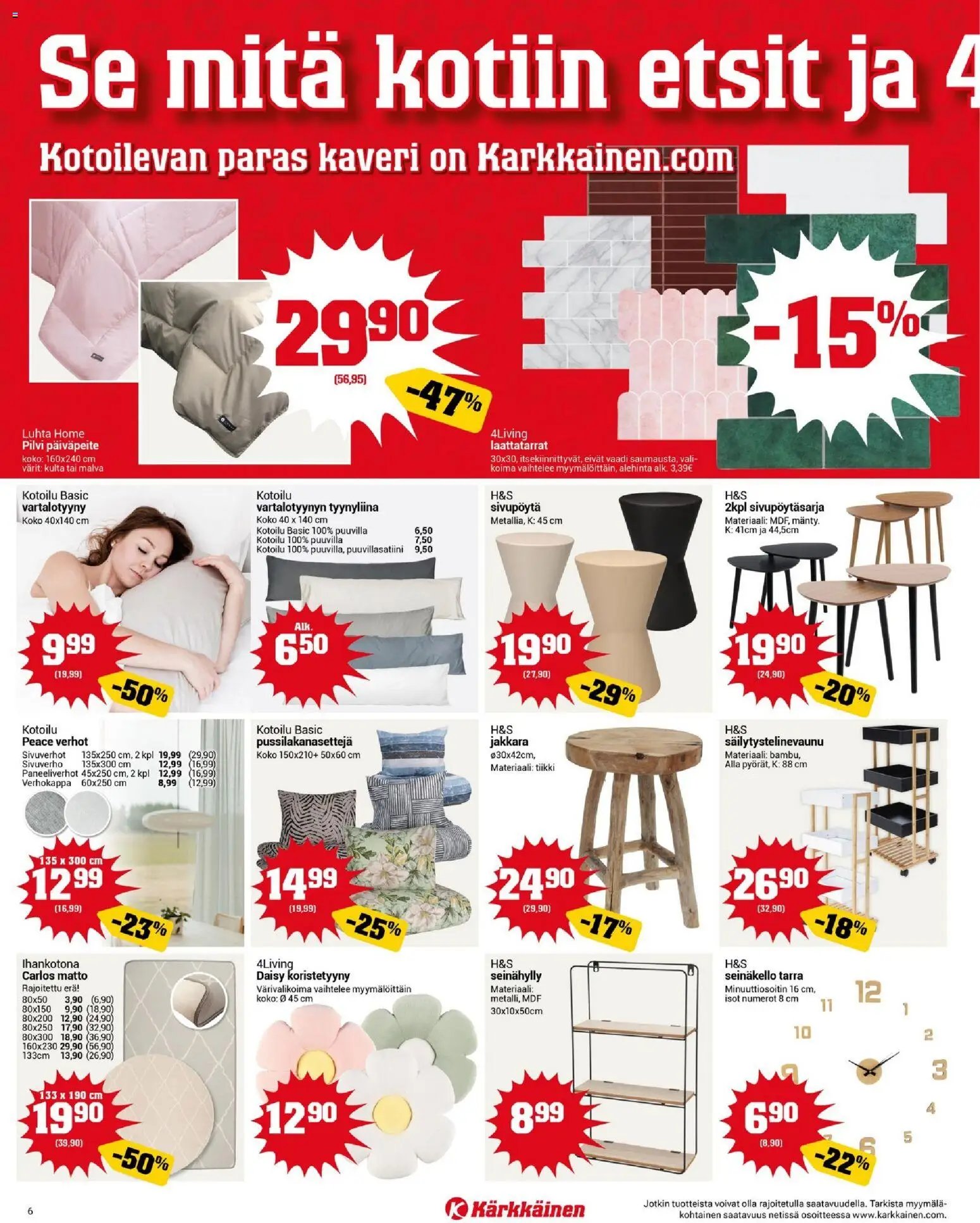 Kärkkäinen tarjoukset