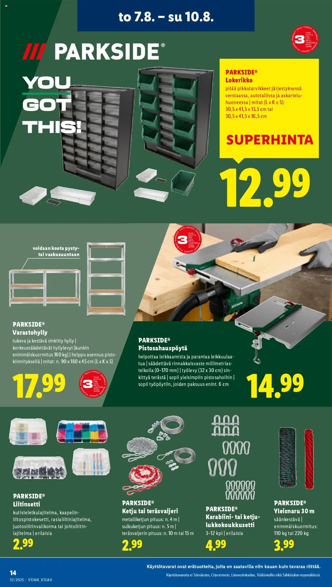 Lidl tarjoukset - Rovaniemi (2025-08-07 - 2025-08-13)