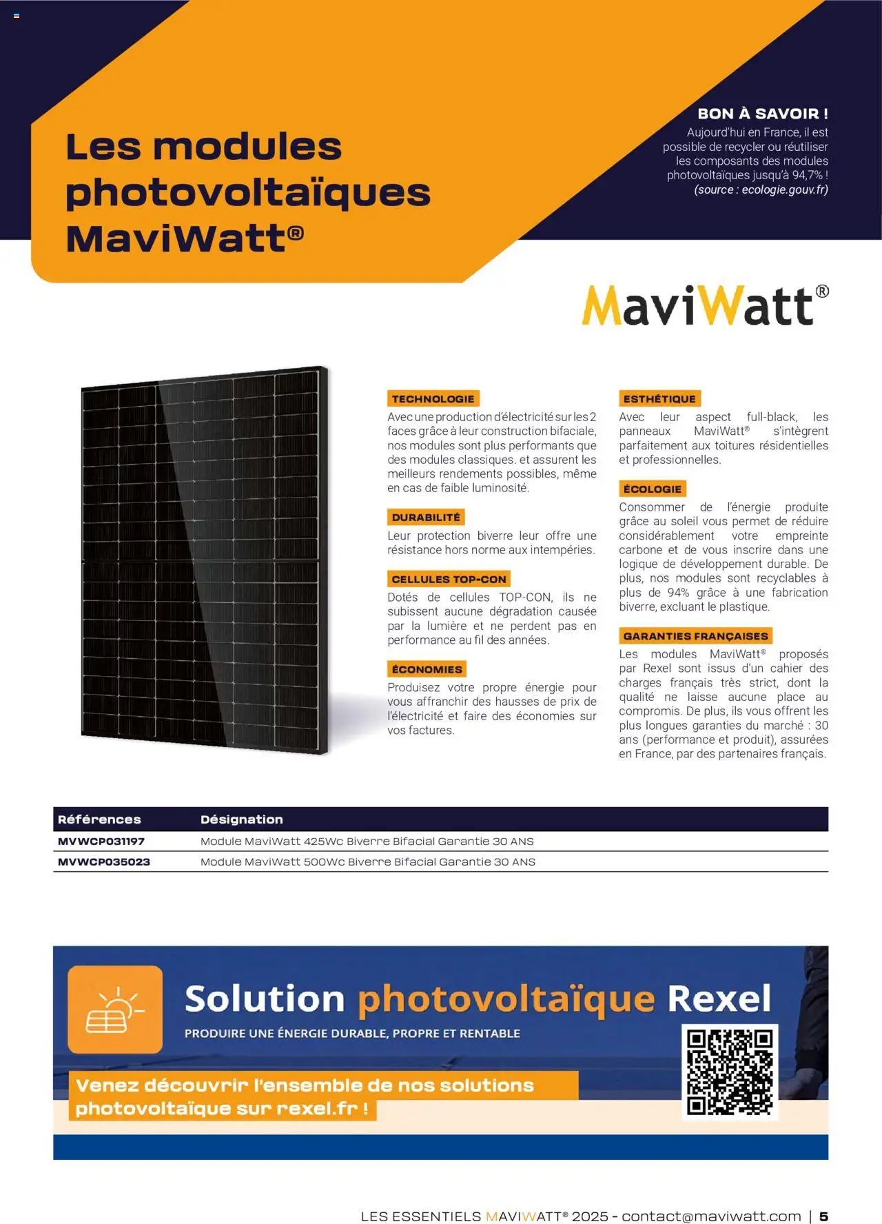 Rexel - Les essentiels MaviWatt (2025-07-16 - 2025-12-31)