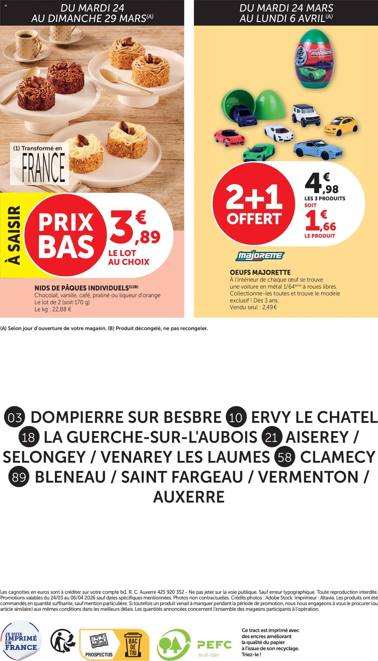 bi1 Catalogue Pâques à prix bas