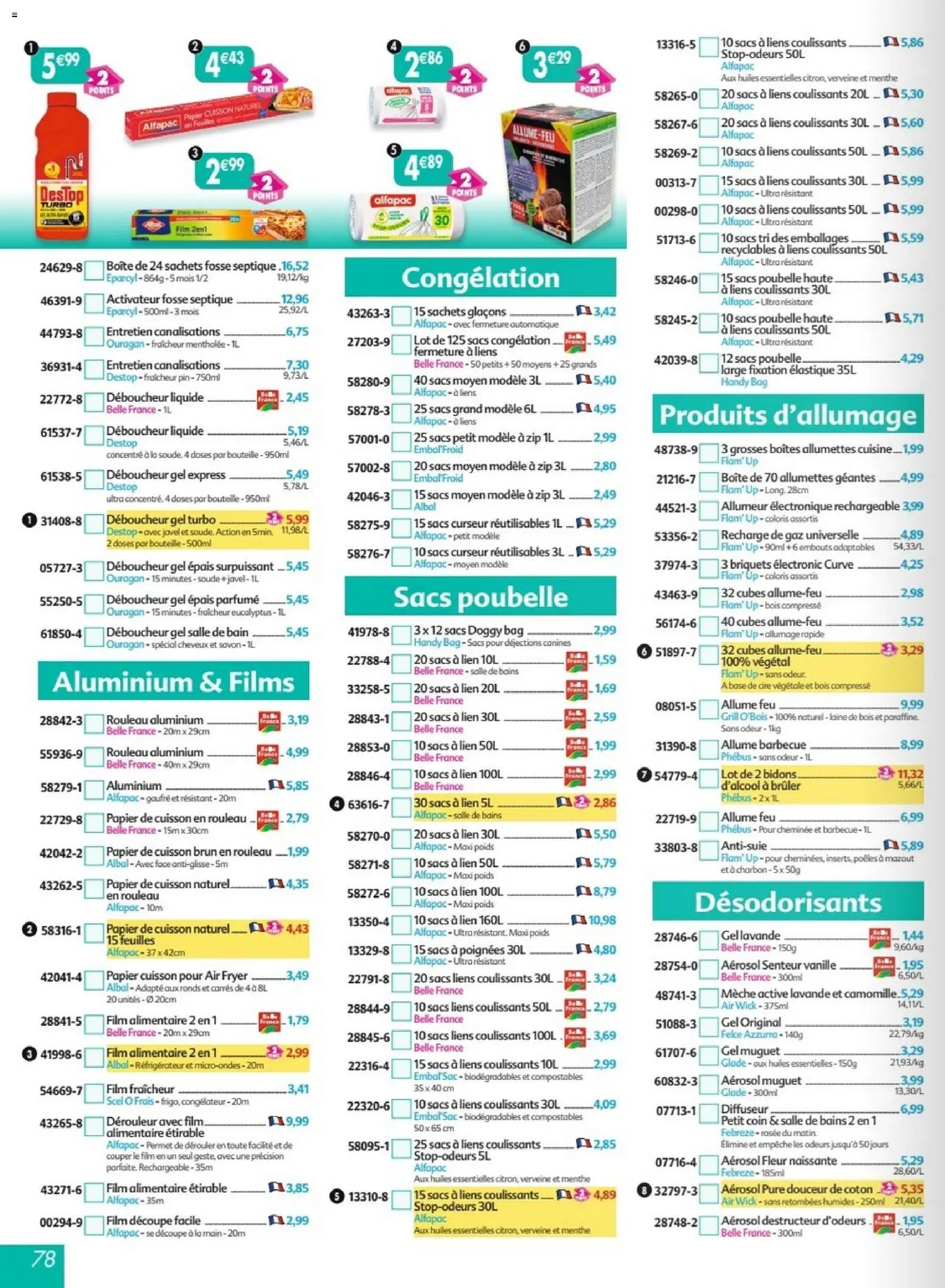 Maximo catalogue epicerie