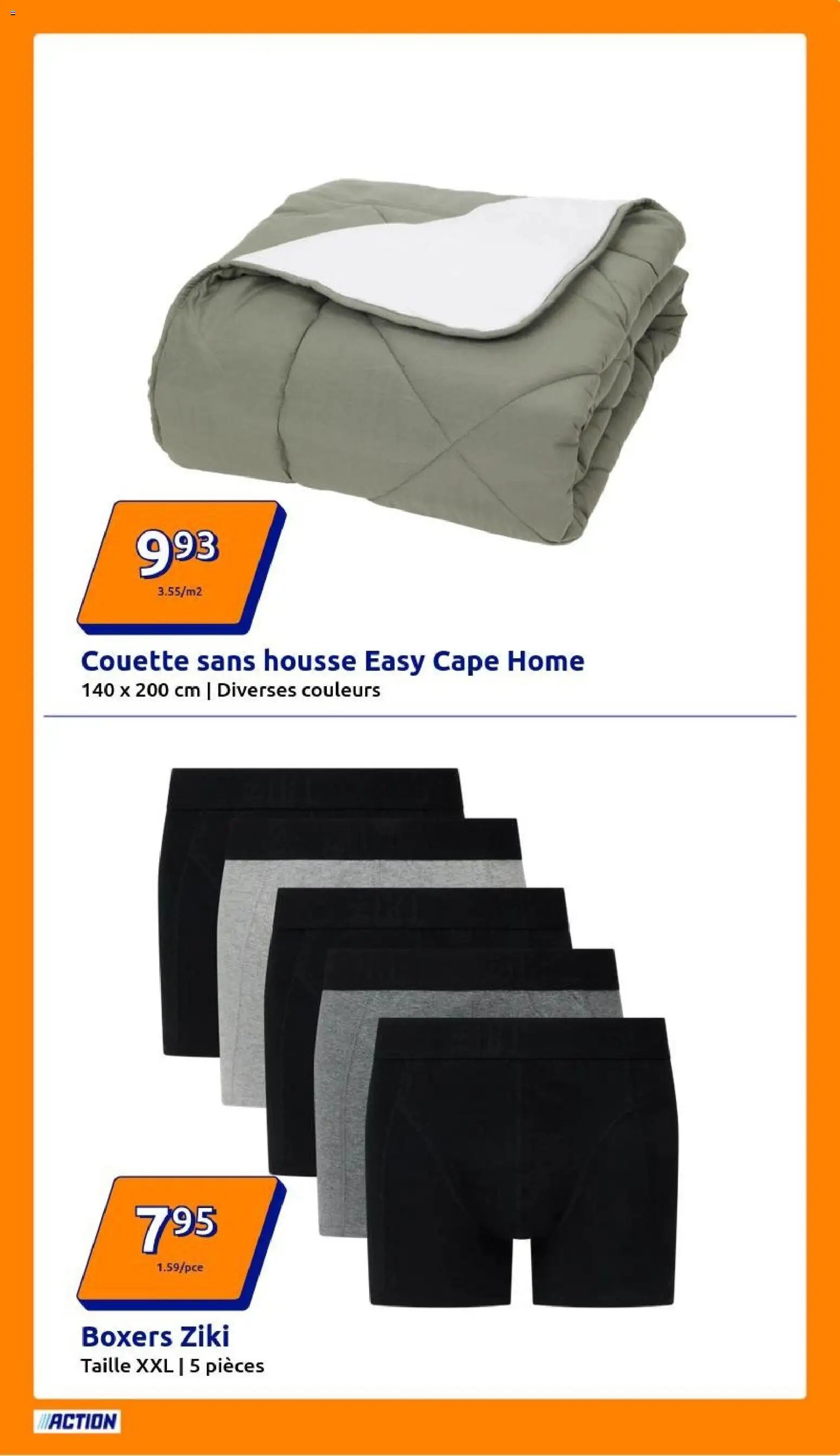 Action catalogue de la semaine 51