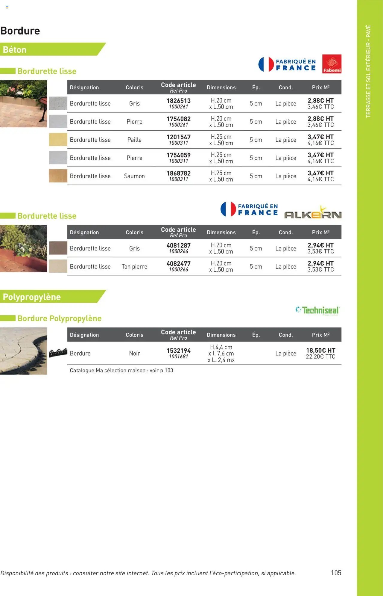 Point.P catalogue Aménagement extérieur 2025 (2025-07-11 - 2025-12-31)
